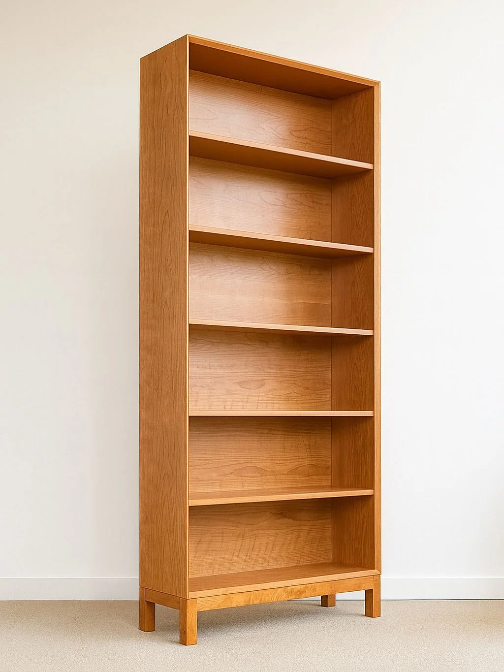 The B&Oslash;RGE Slim has arrived! 🎉 Our standard double wide bookshelf, now condensed to 28&rdquo; for narrower spaces. Choose from 1 to 6 tiers and your preferred wood type!