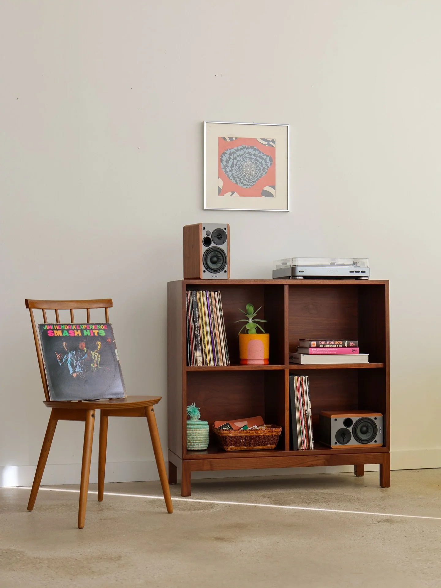 JUNO in our heritage stained walnut.