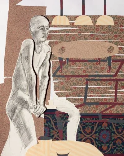 The Living Room Series II Mixed Media on Paper 18” x 24” $875