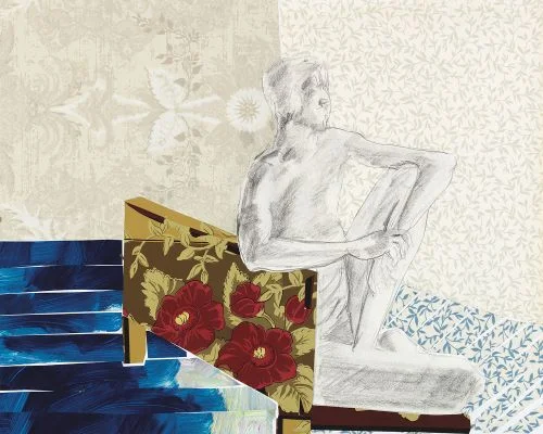 The Living Room Series Mixed Media on Paper 24” x 18” $875
