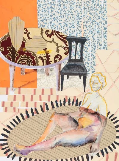 The Living Room Series Mixed Media on Paper 18” x 24” $875