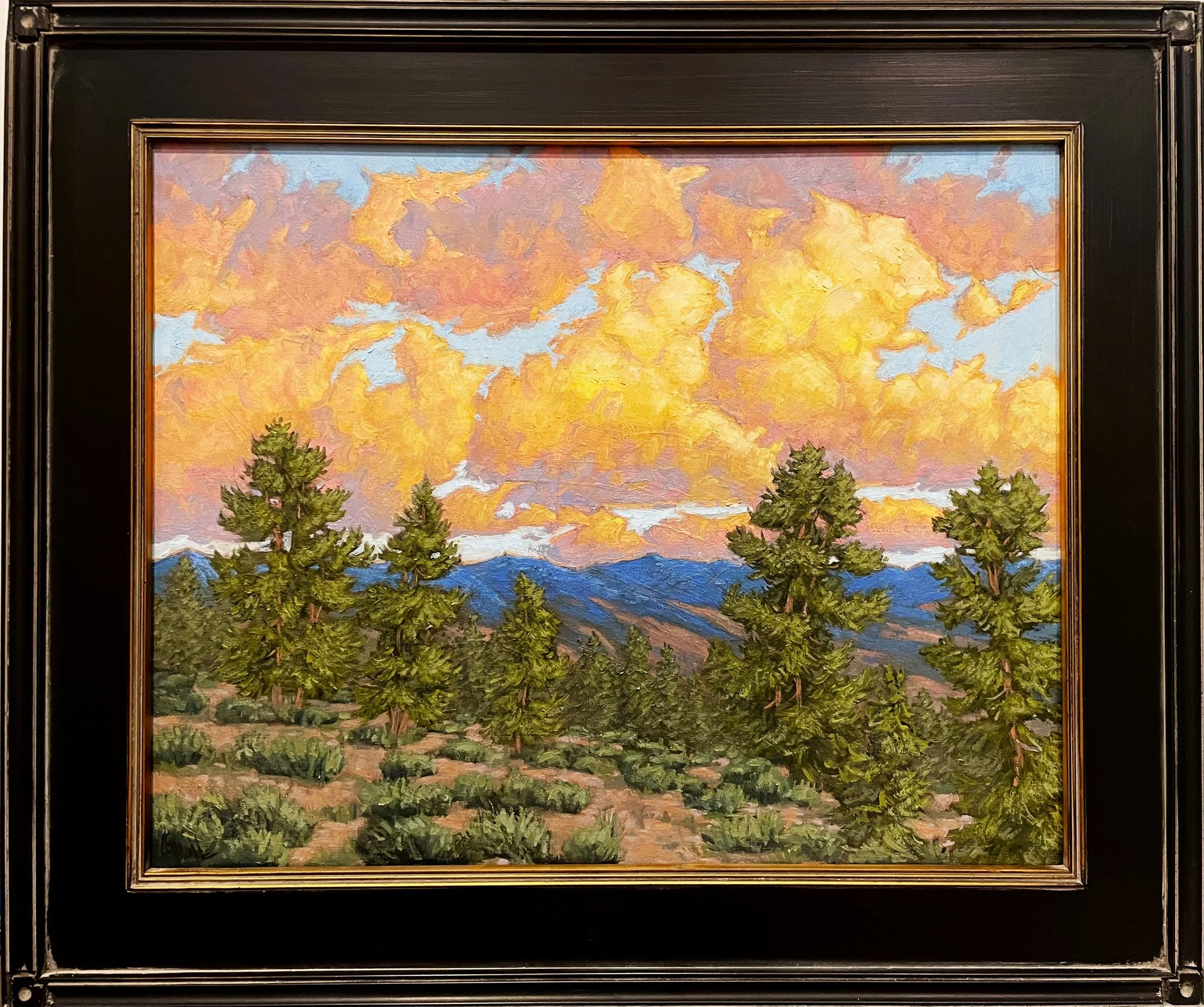 Fire in the Evening Sky 26 x 22 Framed.jpeg