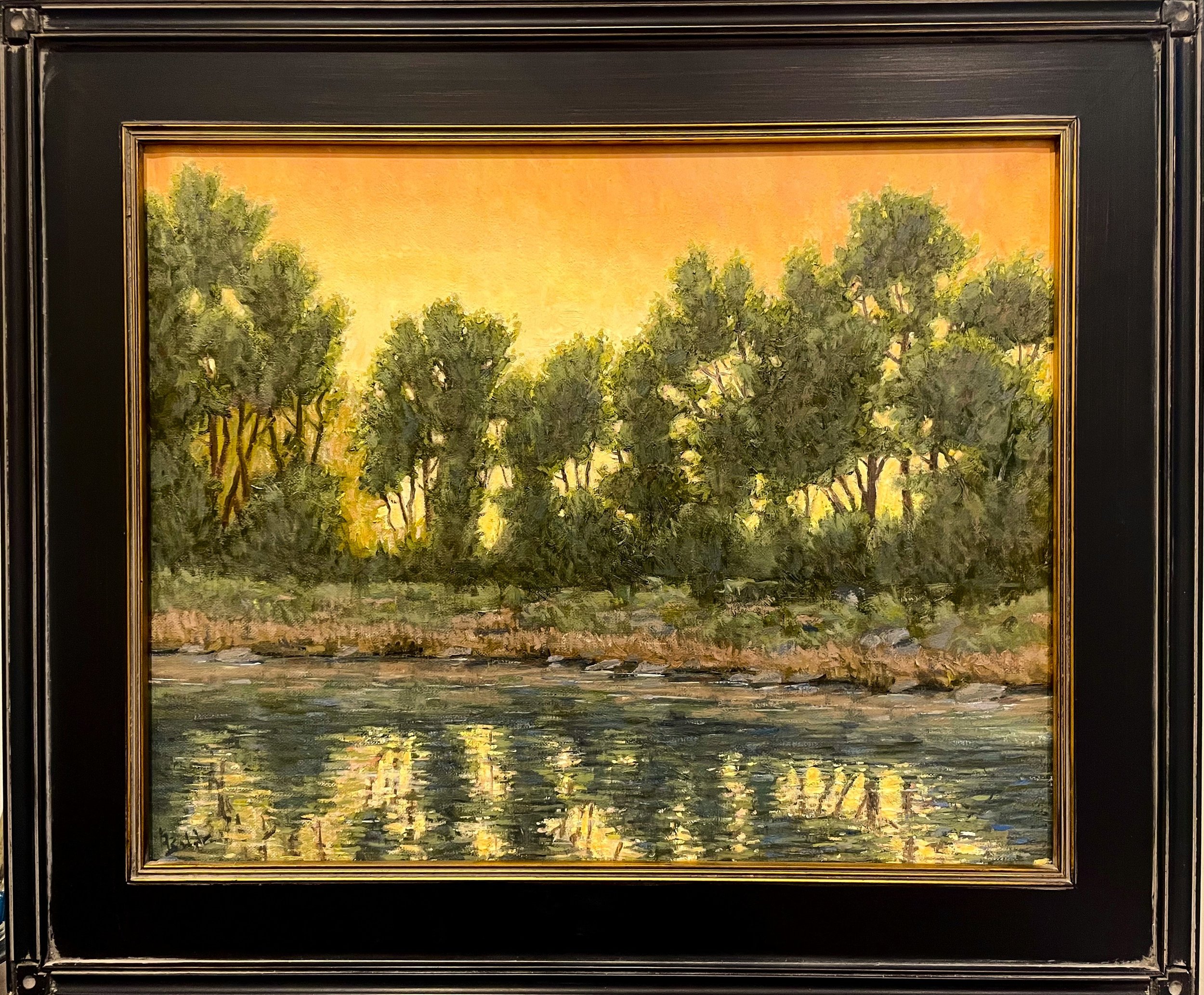 Evening Reflections 26 x 22 Framned.jpeg