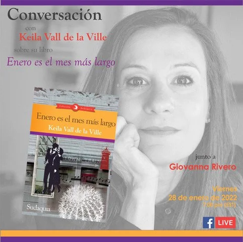 Conversation. Enero es el mes más largo (Sudaquia Editores 2021) with Giovanna Rivero (FbLive)