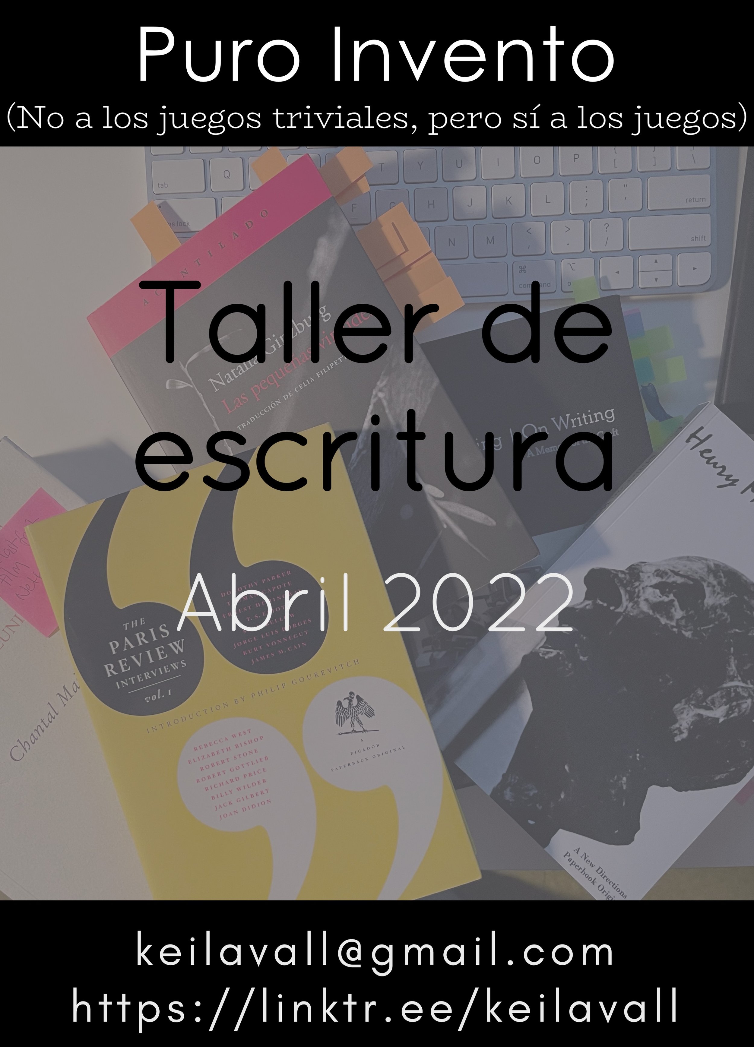 Puro Invento Viernes (Taller de escritura creativa)