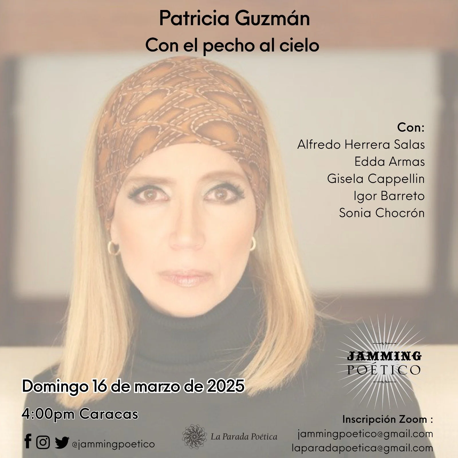 Patricia Guzmán. Con el pecho al cielo