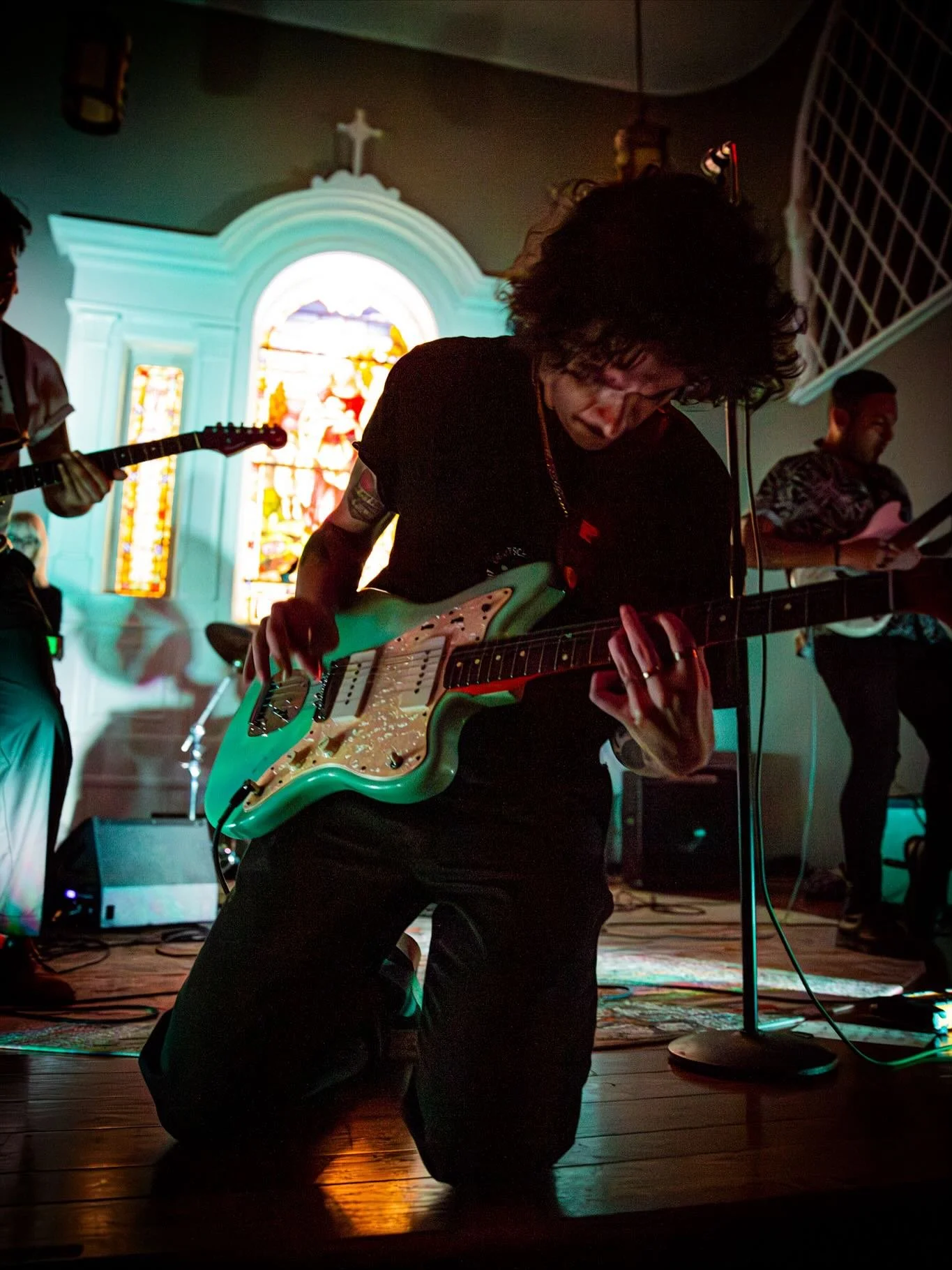 My beautiful friends @weirdmagazines at @sctrpc on 10/04/25 for their newest EP release πππ