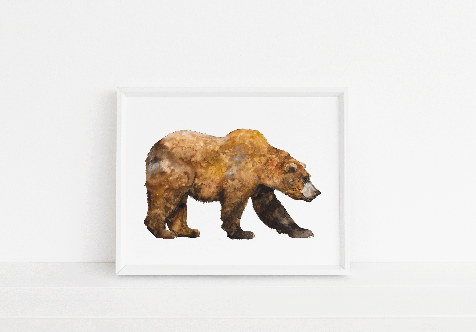 Grizzly Bear Print