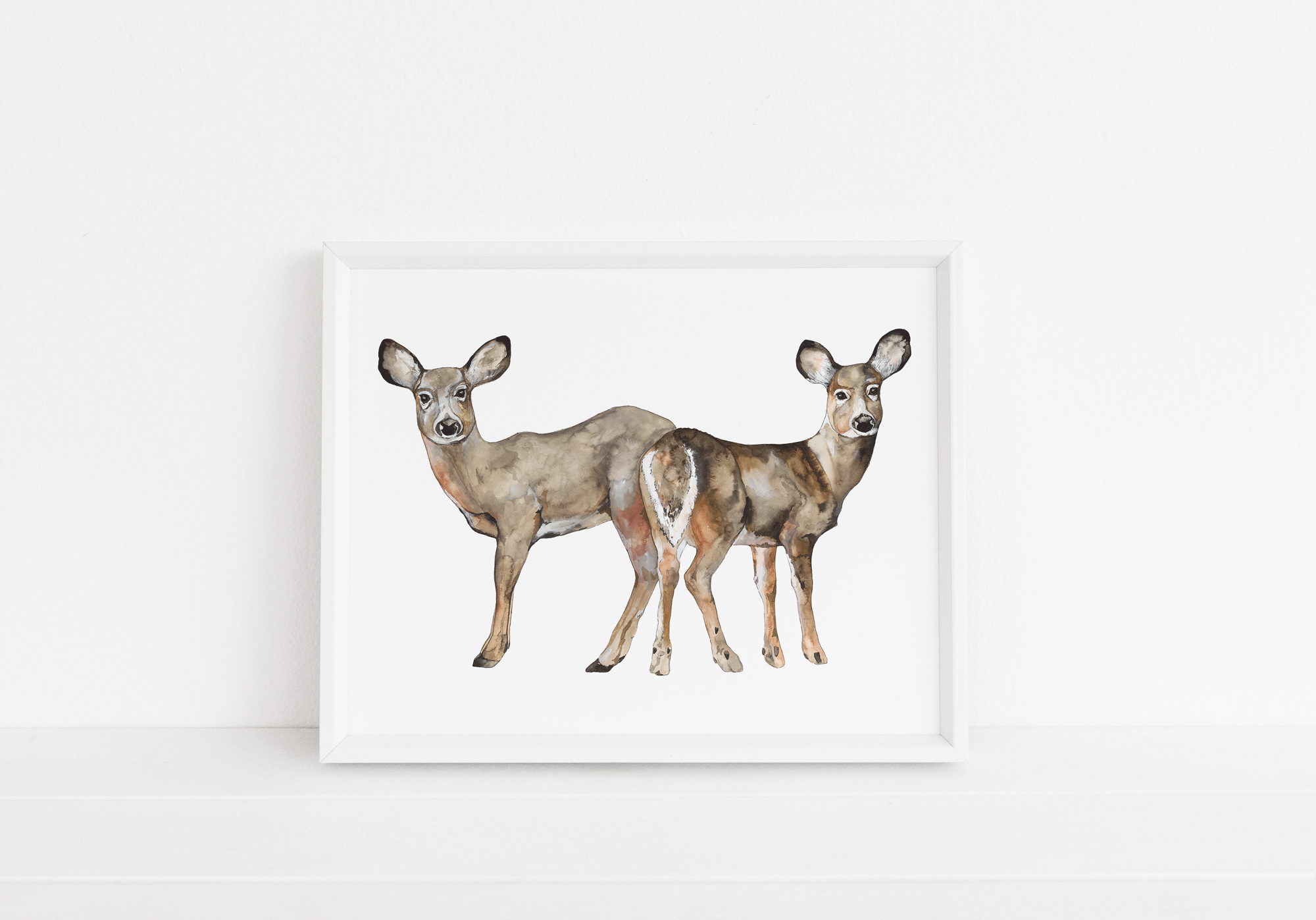 Two Deer Print