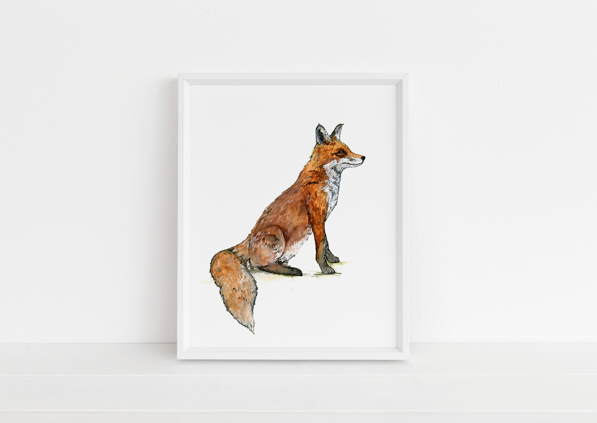 Side Fox Print