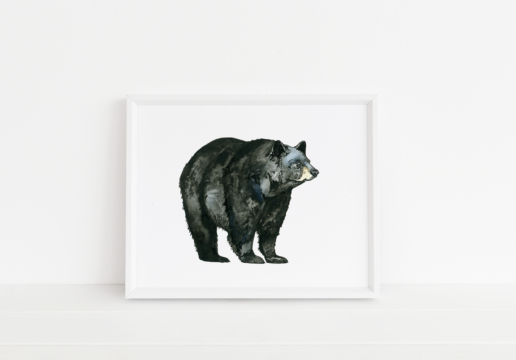 Black Bear Print