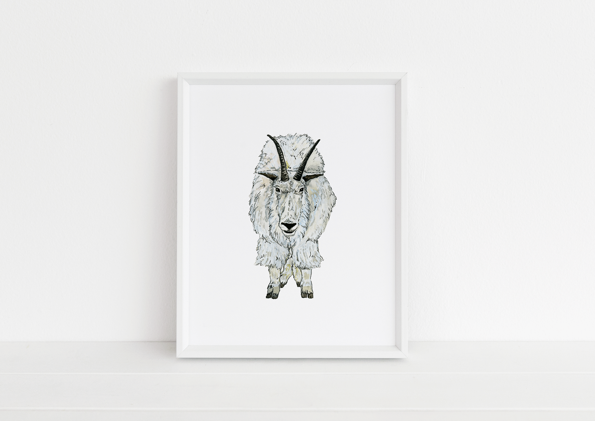 Mountain Goat Print