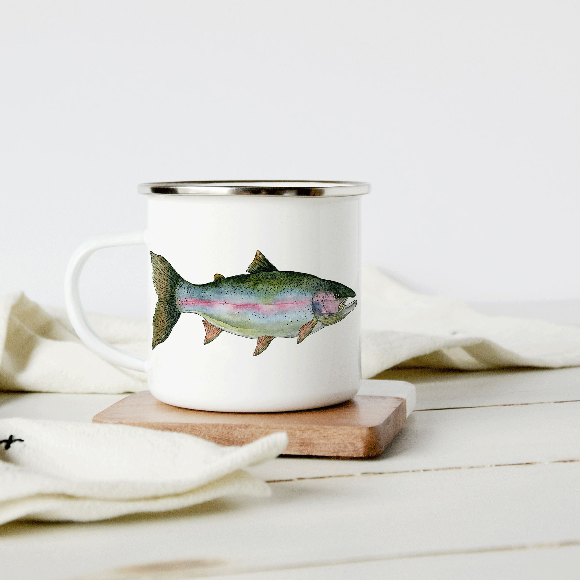 Rainbow Trout Camp Mug