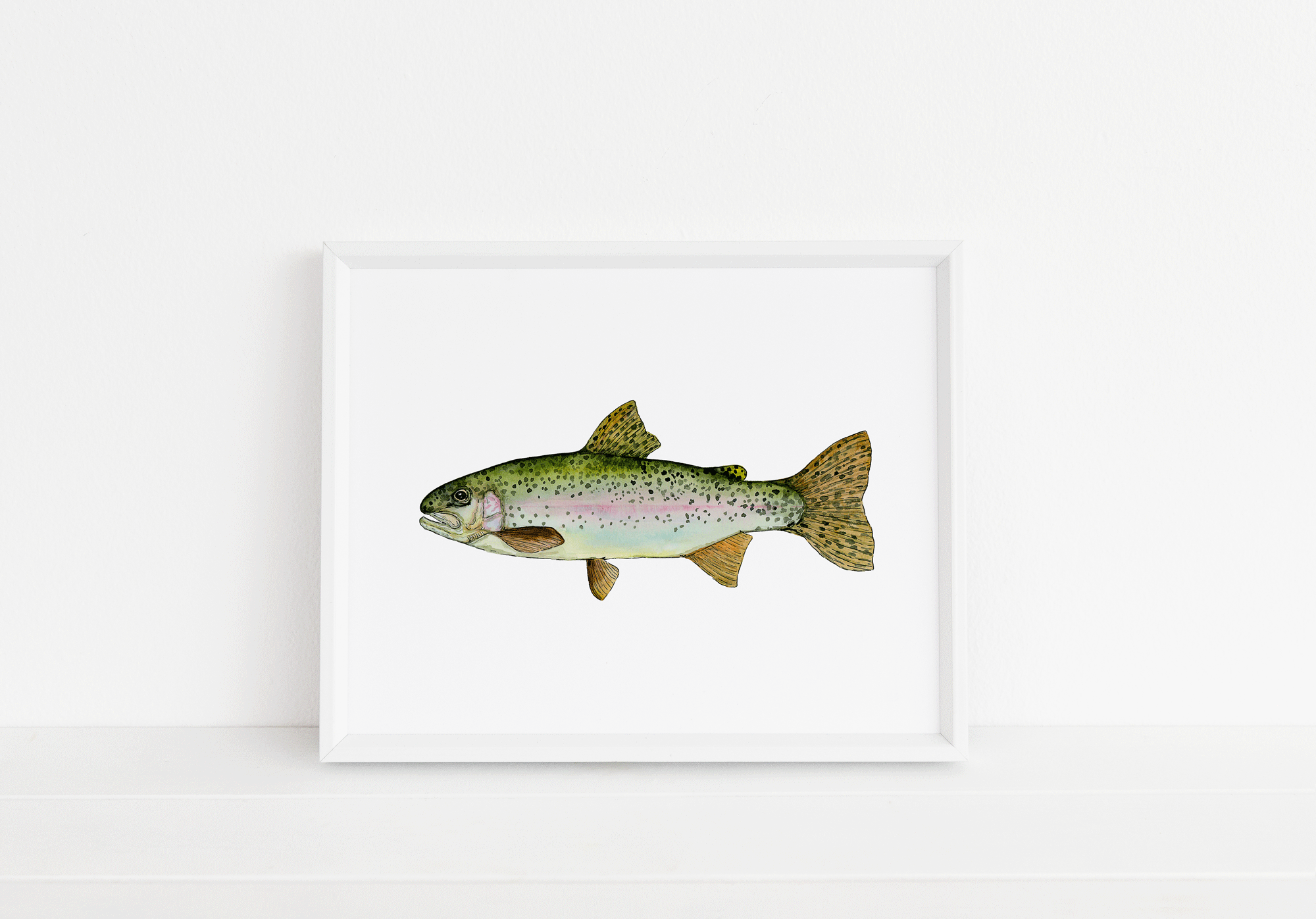 Muted Rainbow Trout Print