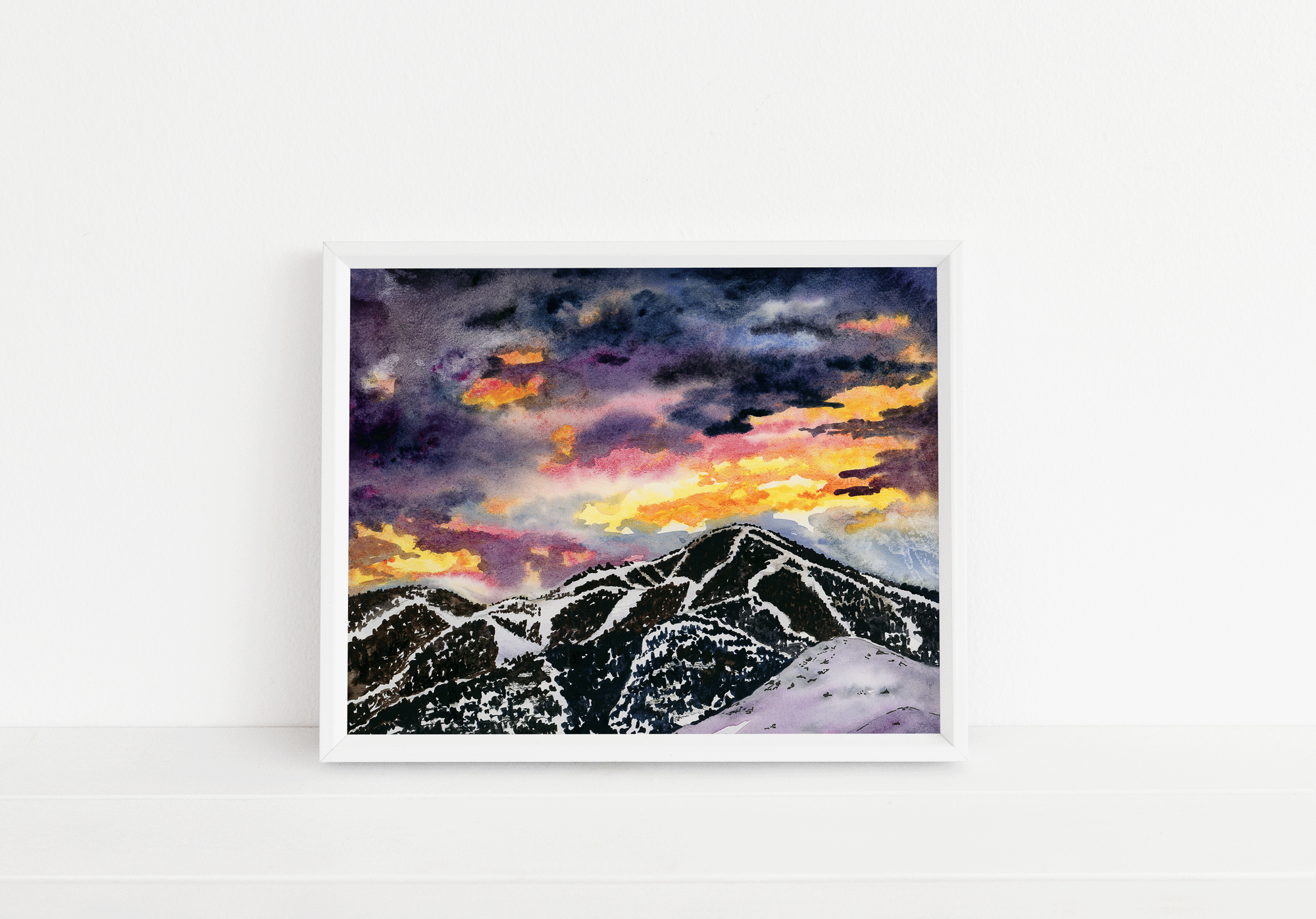 Baldy Sunset Print