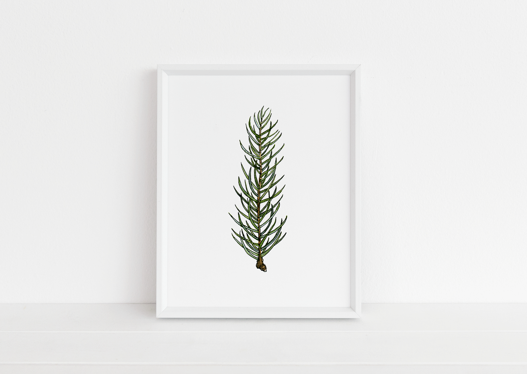 Pine Needle Print