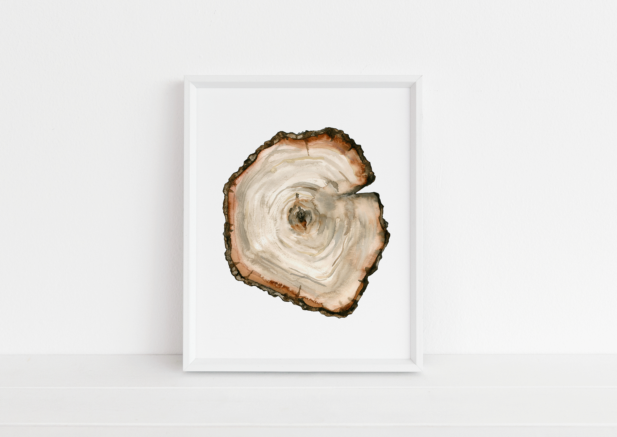 Wood Slice Print