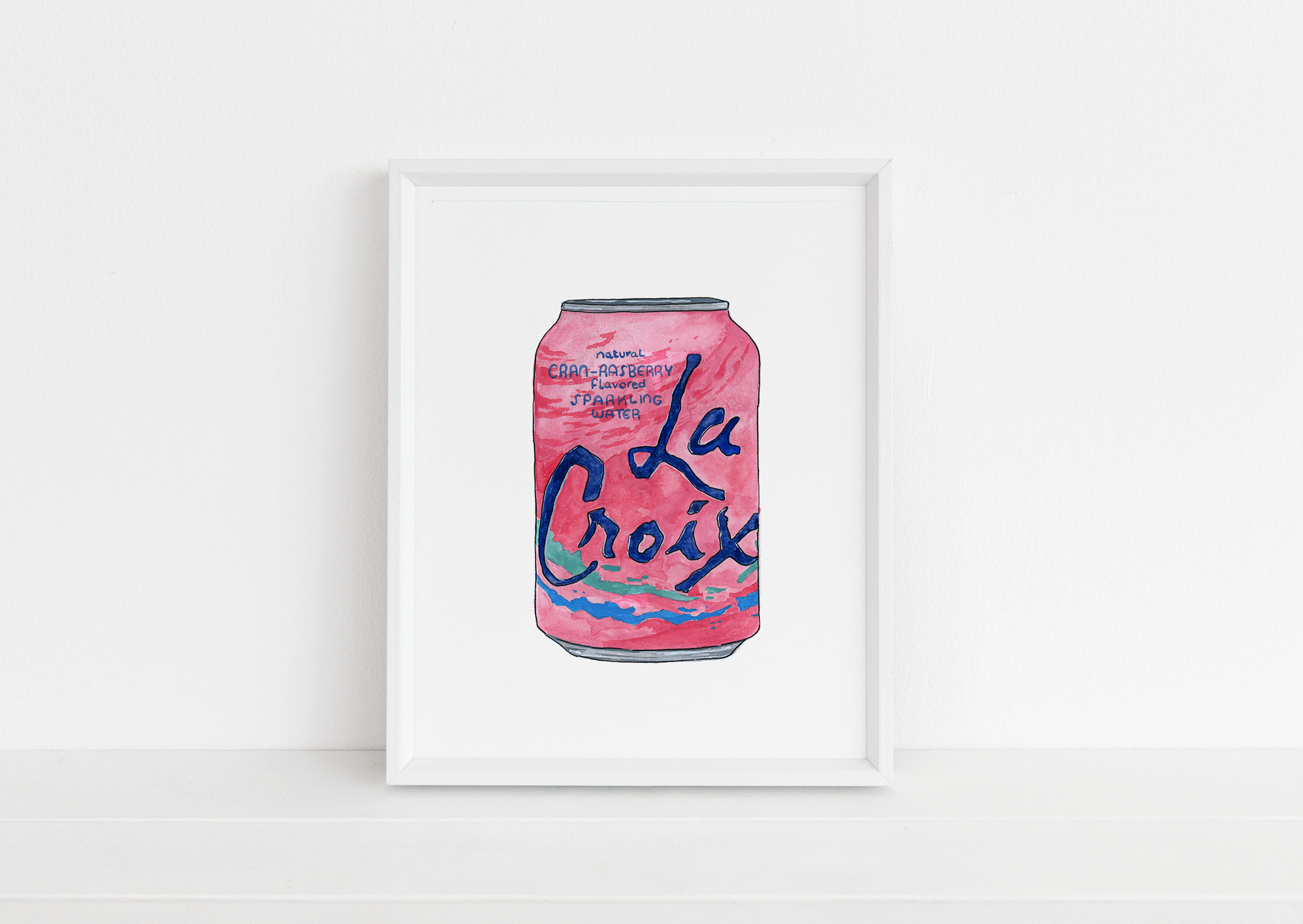 Cran Raspberry Sparkling Water Print