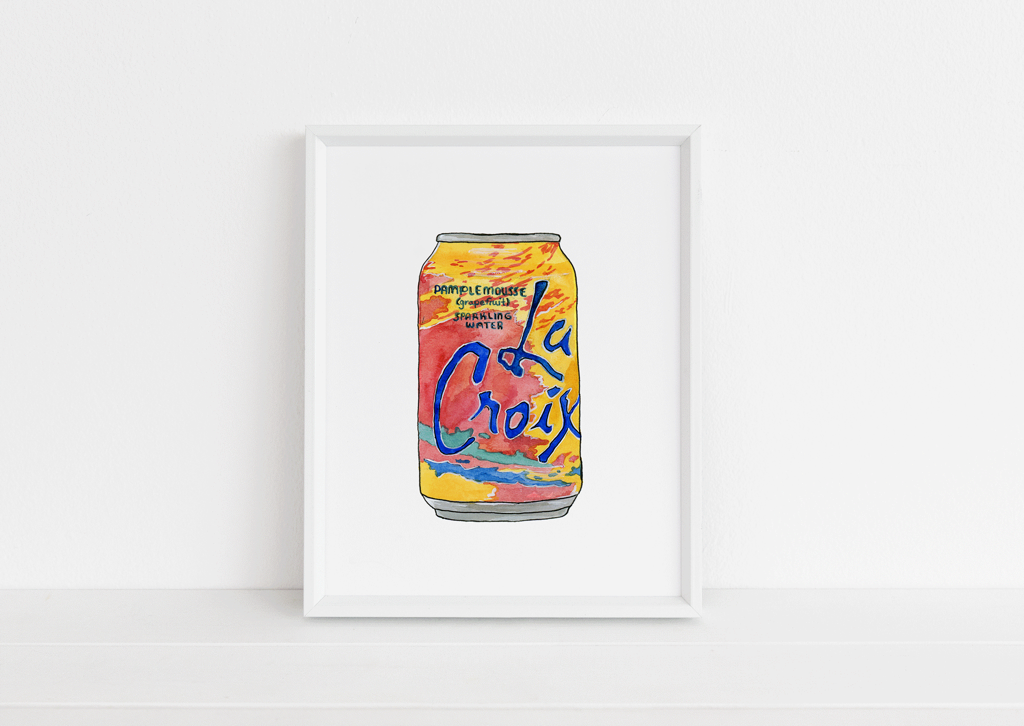 Grapefruit La Croix Print
