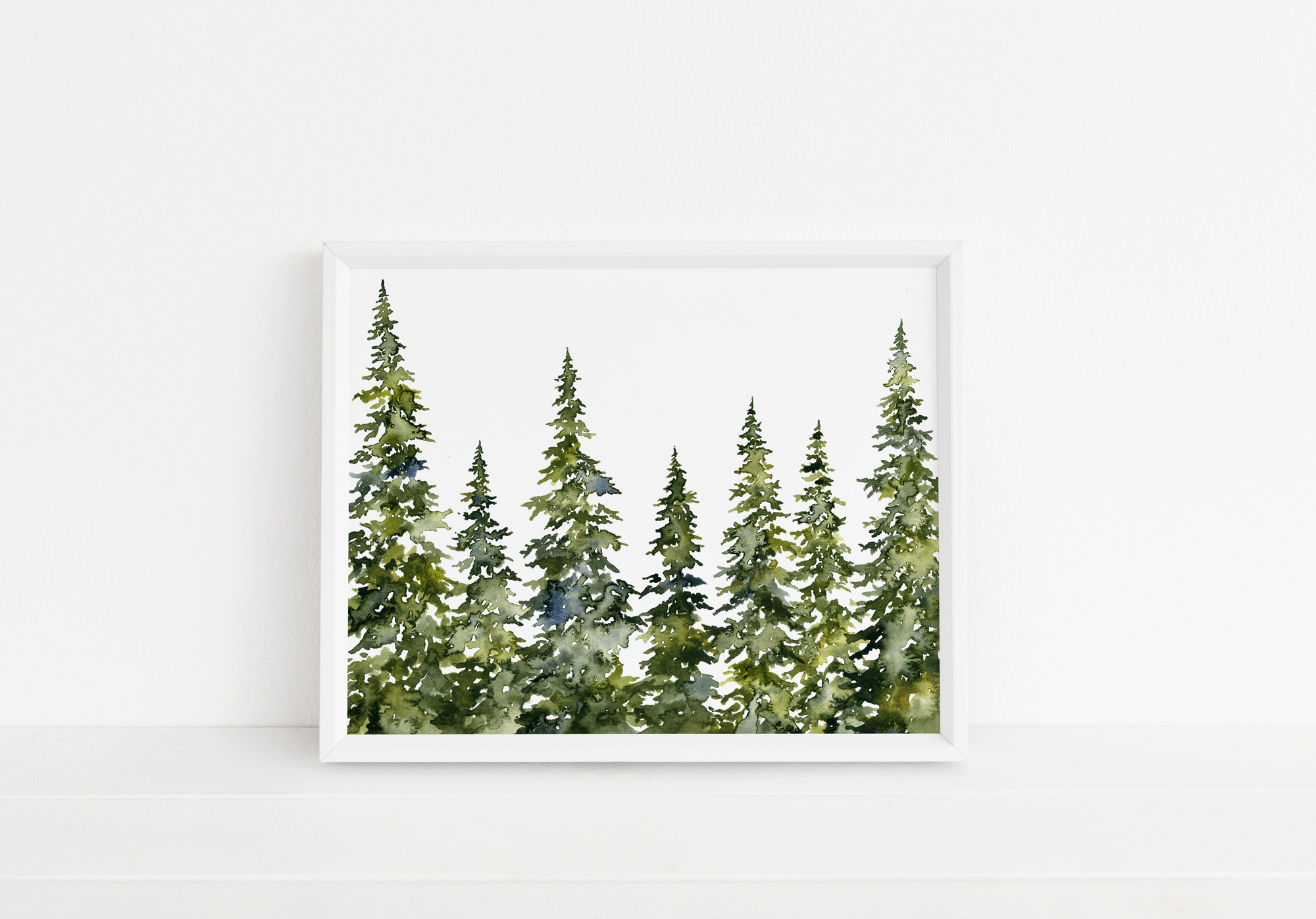 Tree Line Print