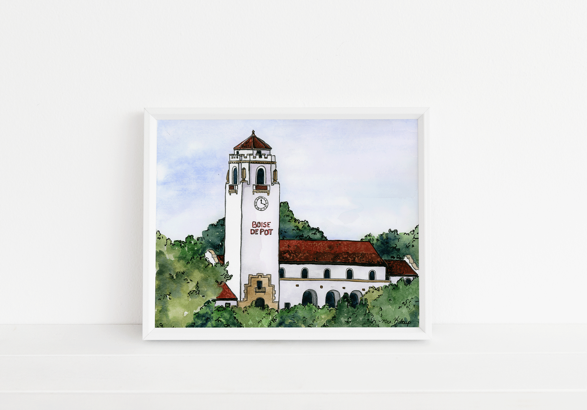 Boise Train Depot Print