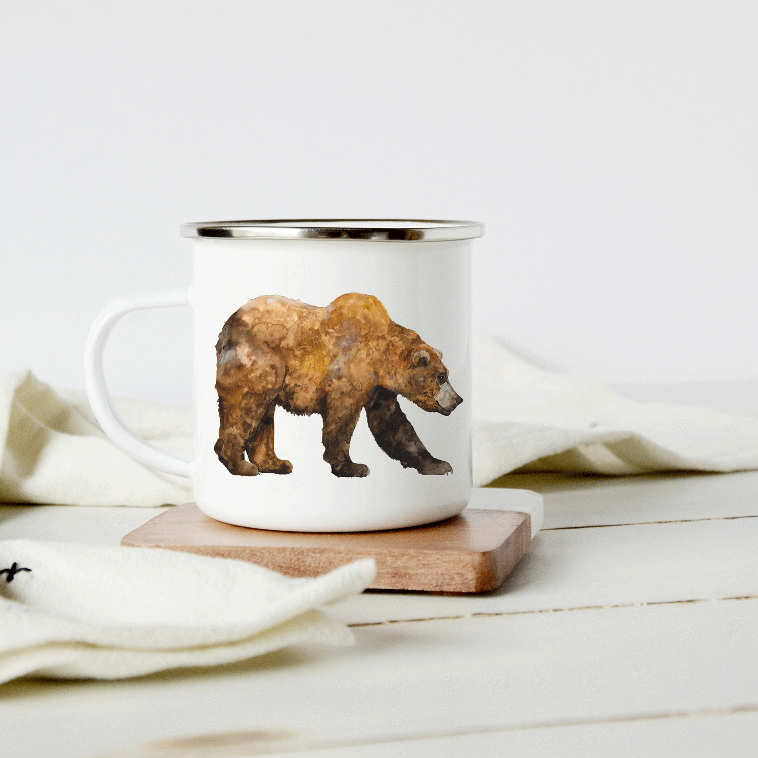 Grizzly Bear Camp Mug