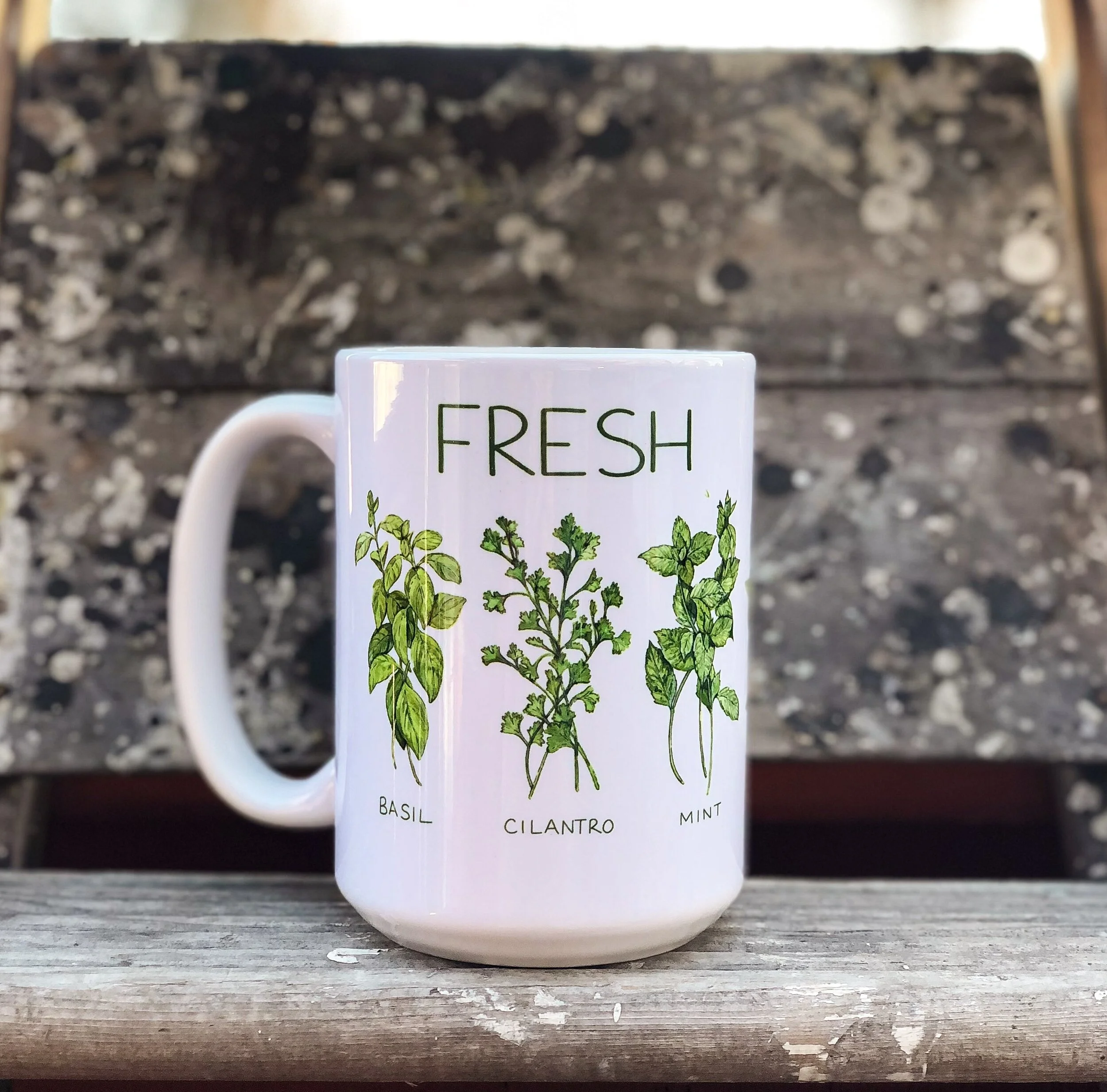 Fresh Herbs 15oz Mug