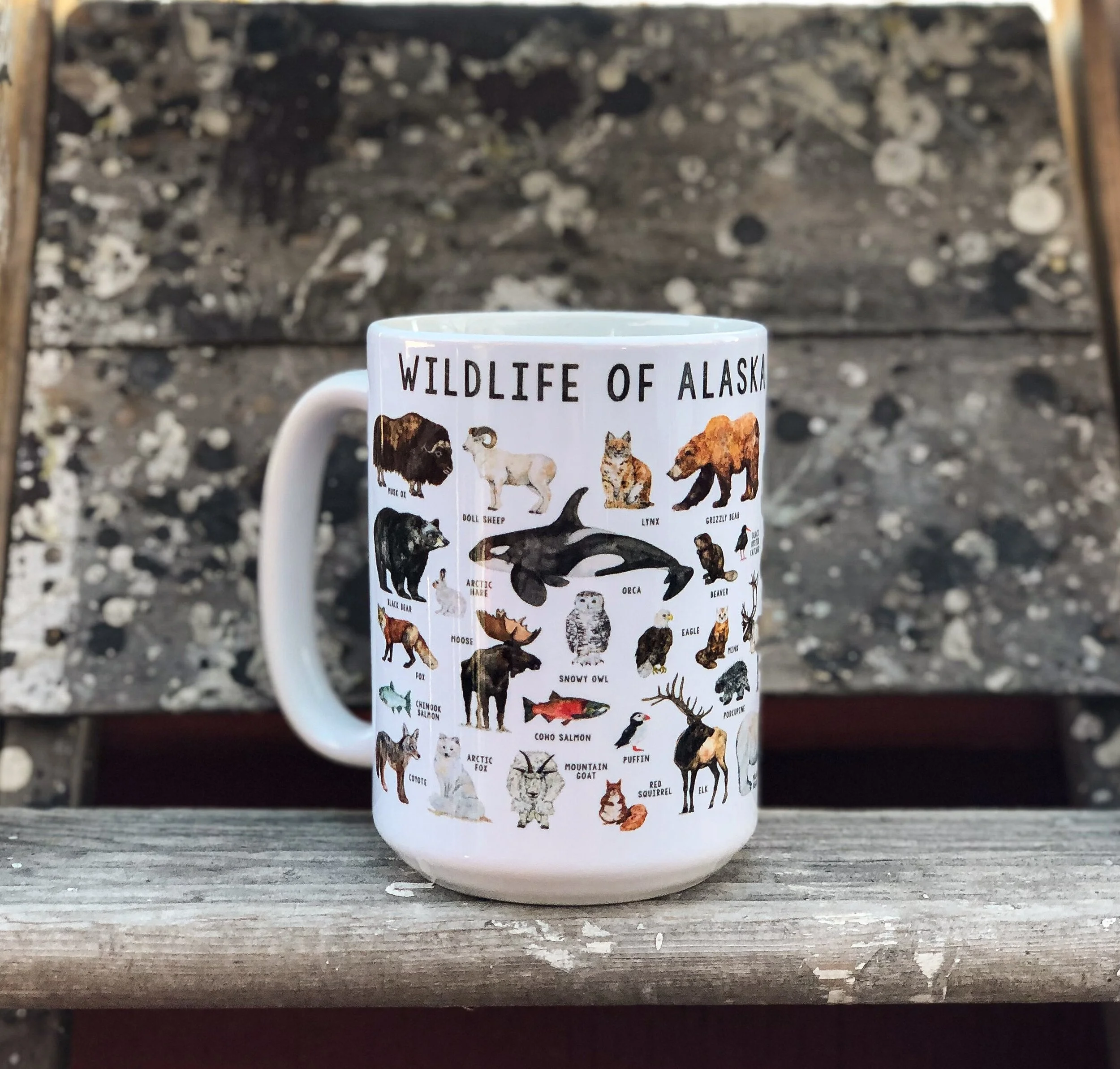 Wildlife of Alaska 15oz Mug