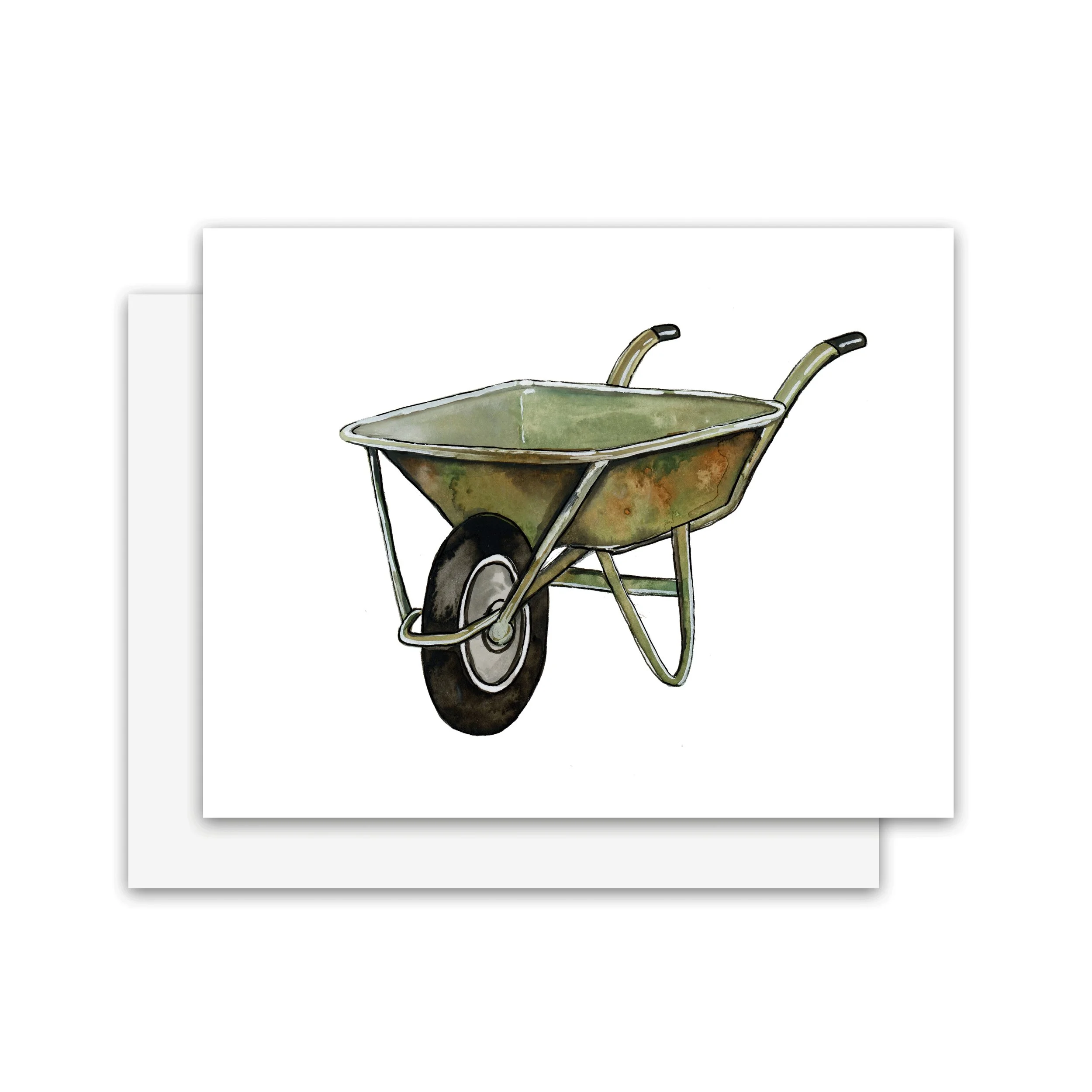 Wheelbarrow Notecard