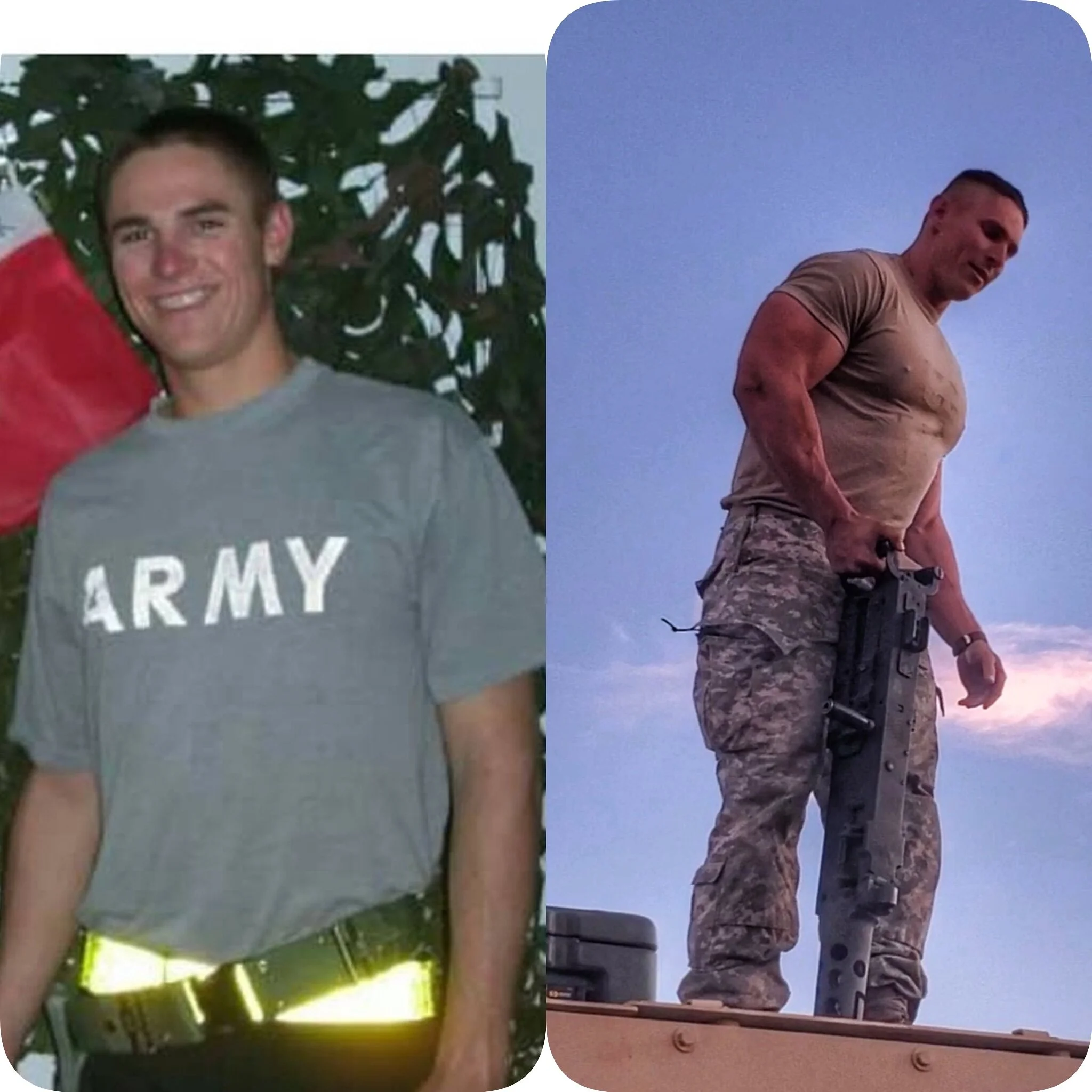 10 Year Fitness Transformation, Medium T shirt to a 2XL, 100lbs of mass gained..