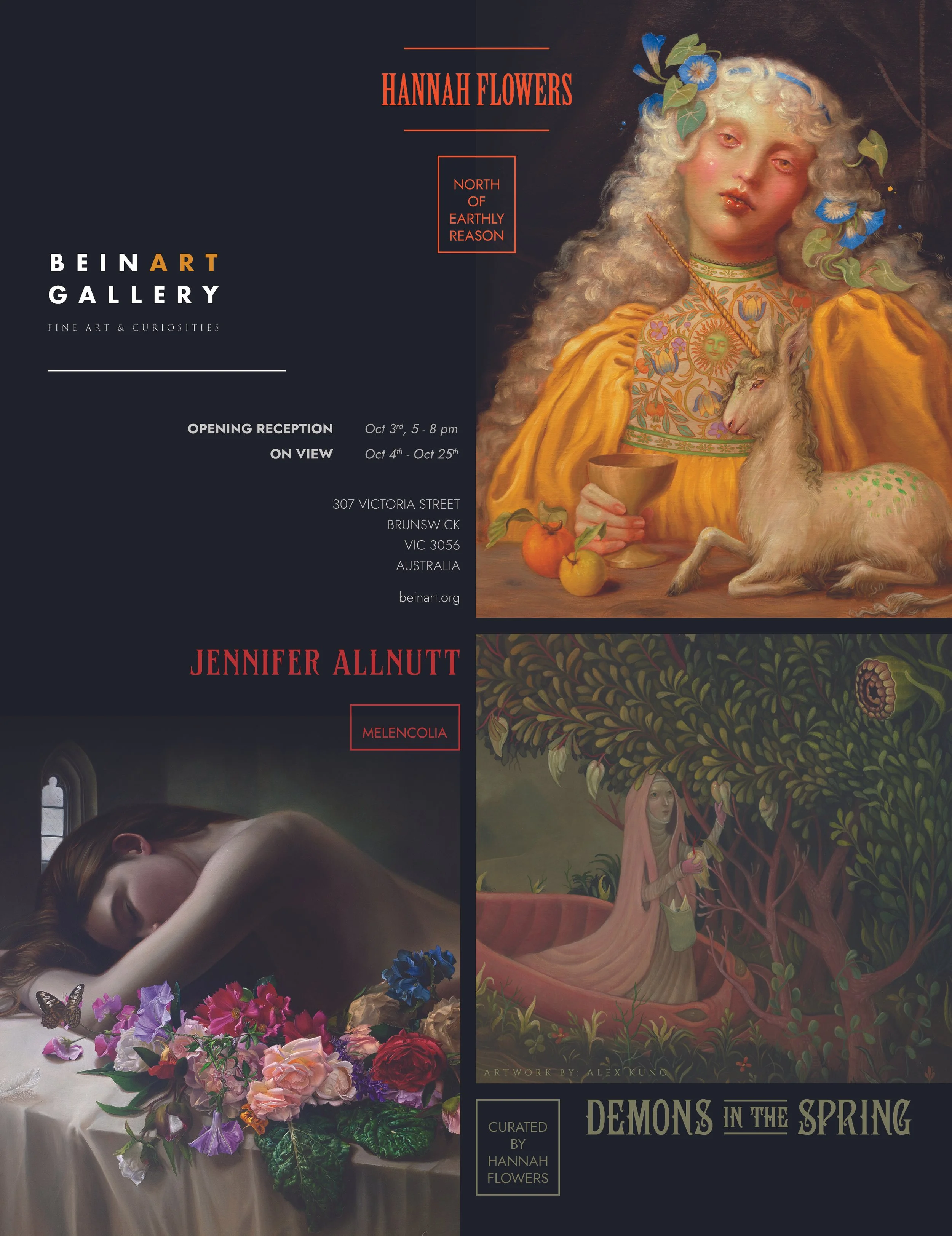 Upcoming solo exhibition 'Melencolia' by Jennifer Allnutt at Beinart Gallery