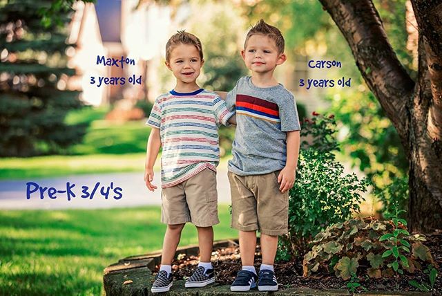 You know when you're all prepared for the worst and it ends up the best? It made my heart swell watching how excited they were to go to school. They watched from their stroller when Mattelyn walked into preschool by herself for two years. They were s