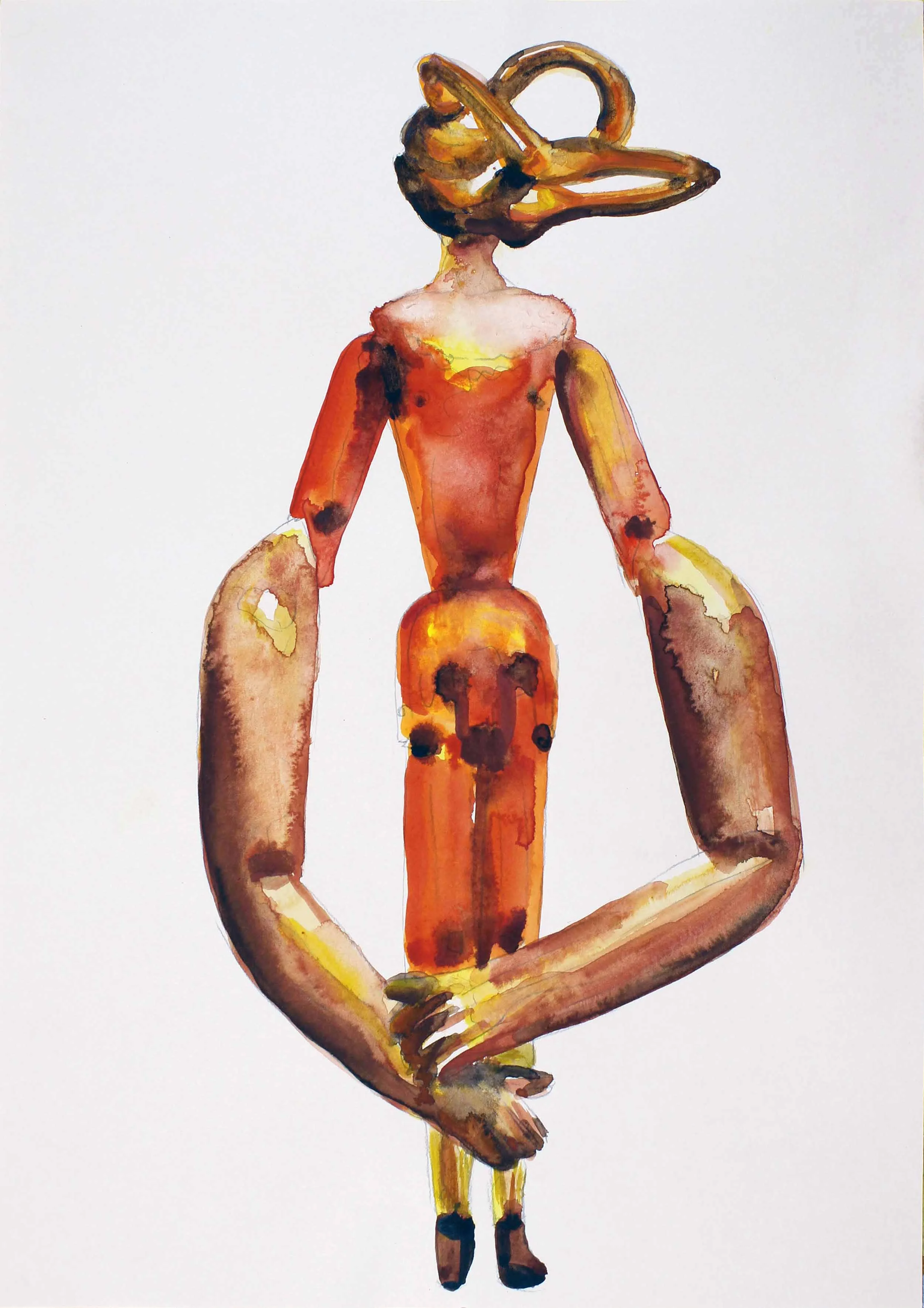 Gimp , 2016. Water color, 42 x 29,7 cm.