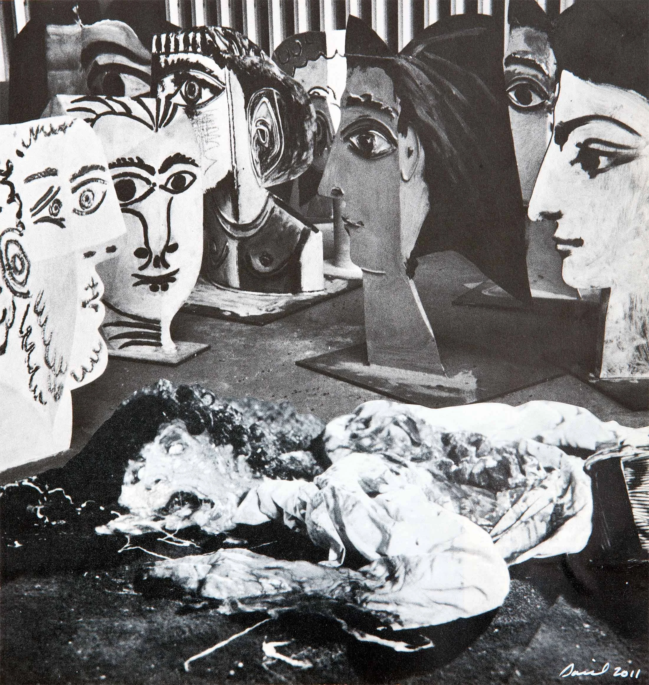 The Pablo Horror Picture Show , 2011. Collage, 21 x 24 cm.