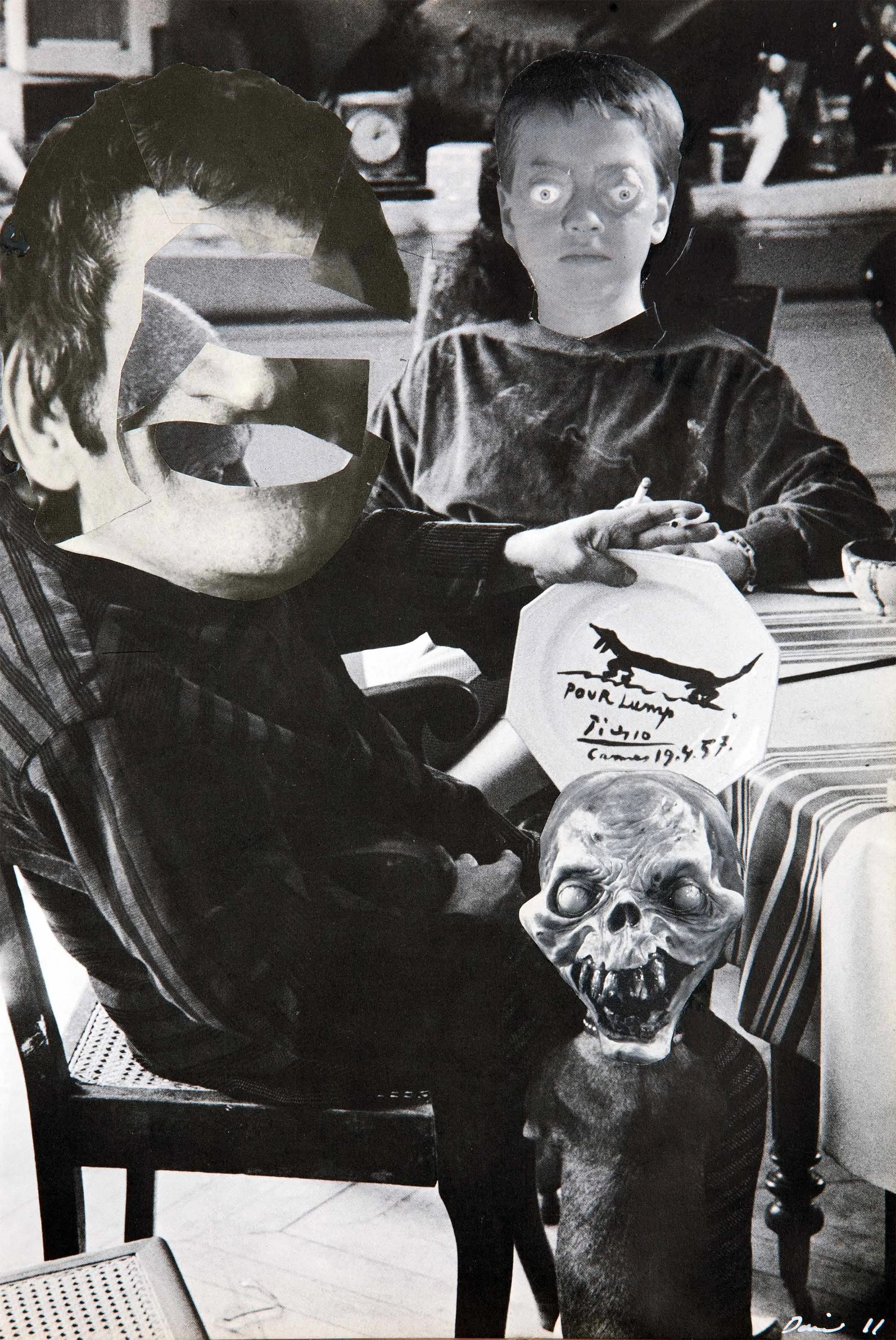 The Pablo Horror Picture Show , 2011. Collage, 29 x 19,5 cm.
