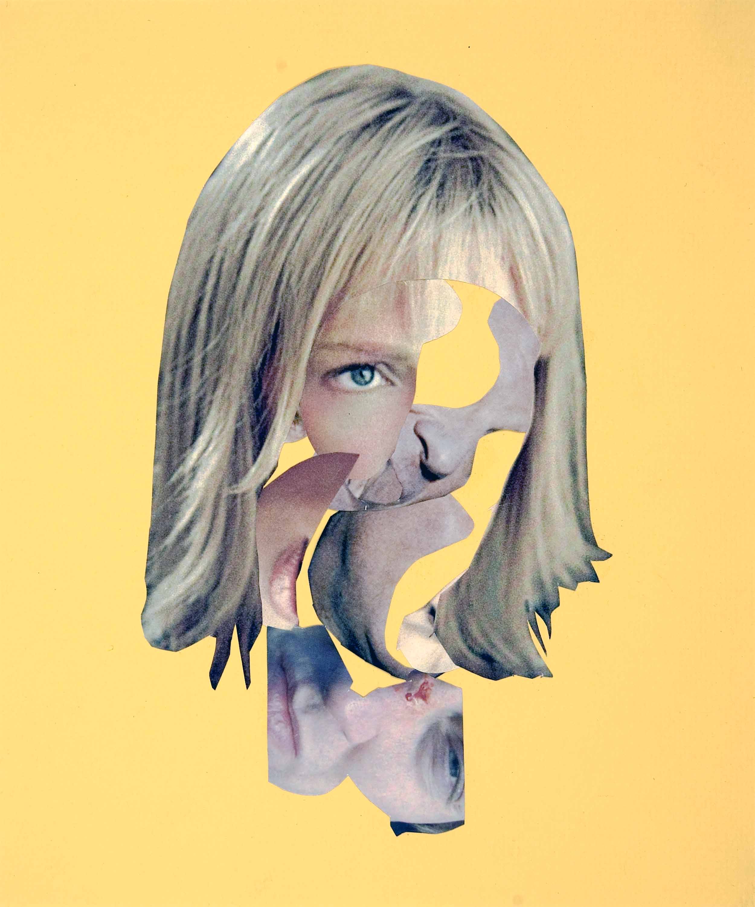Face, 2007. Photo collage, 25 x 21 cm.