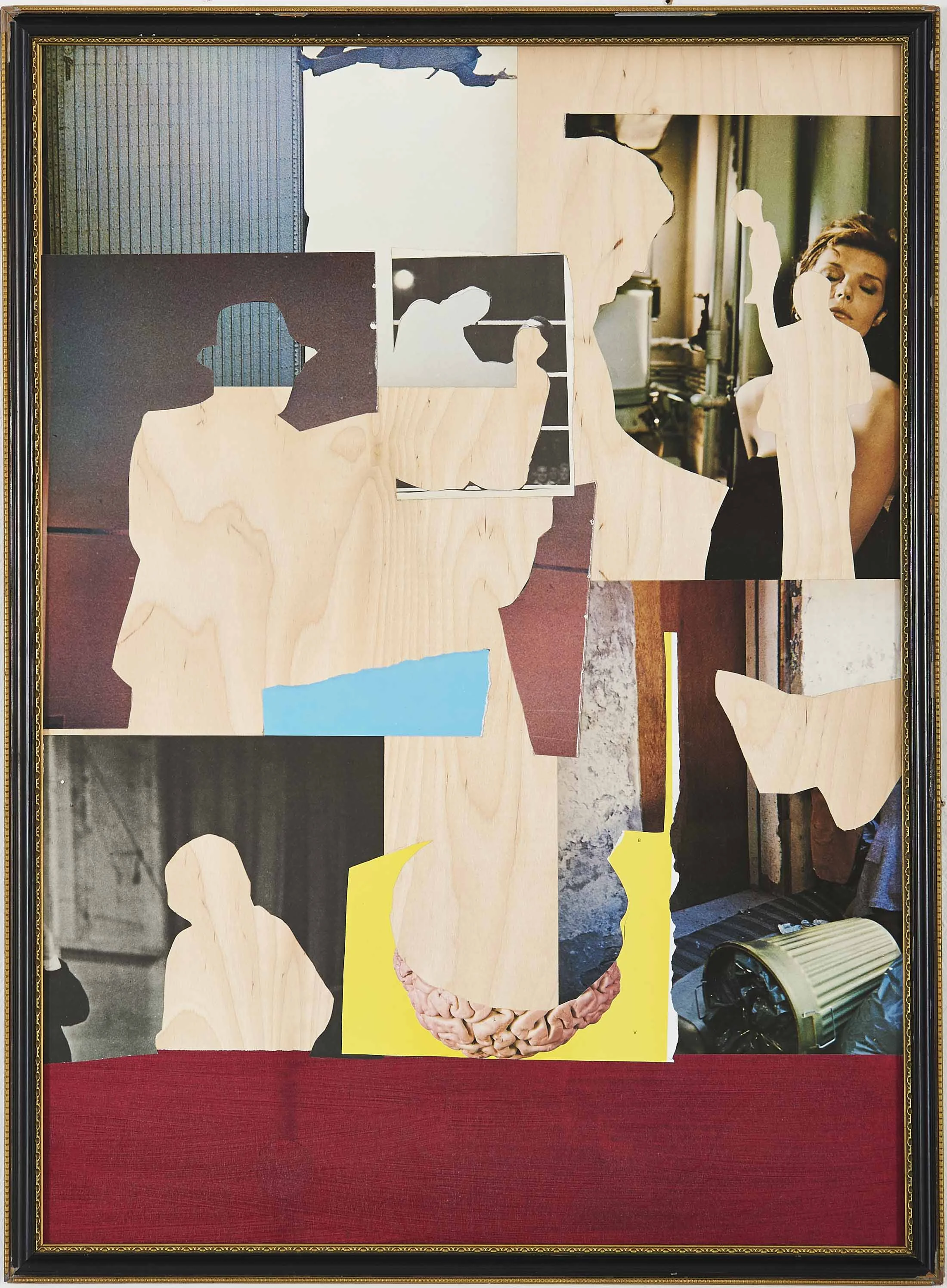 Anti-matter , 2014. Collage, 70 x 50 cm.