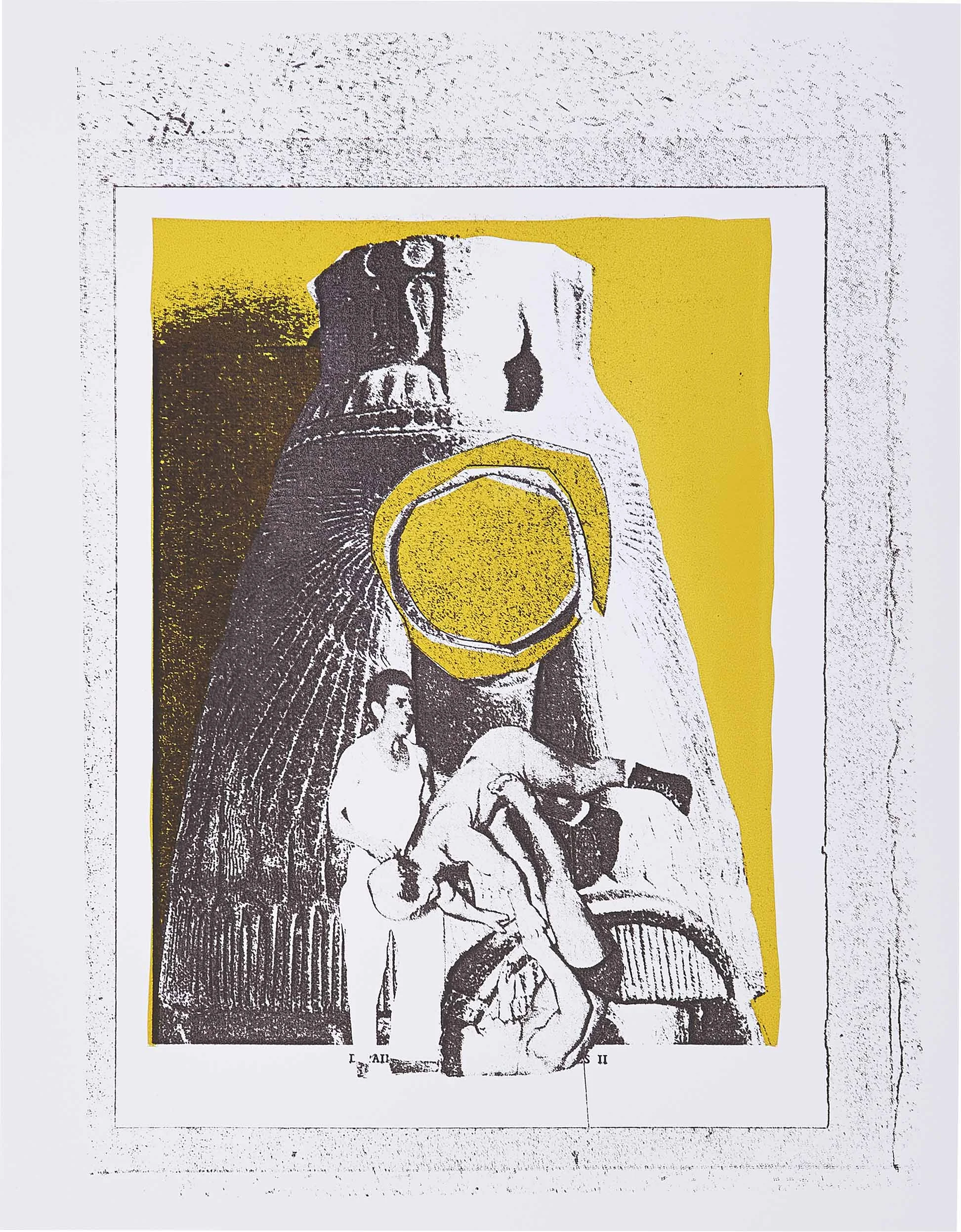 Asylum Years , 2014. Silk screen print, 75 x 56 cm.