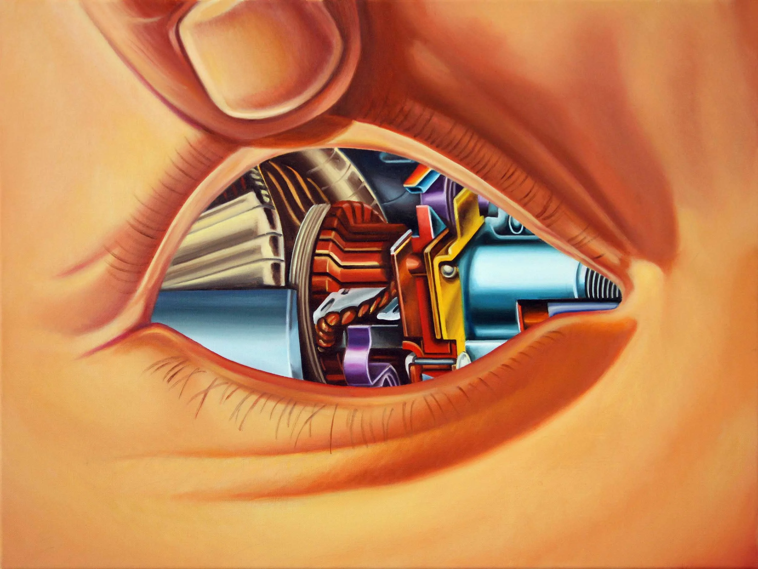 The Soft Machine , 2015. Oil on canvas, 80 x 65 cm.