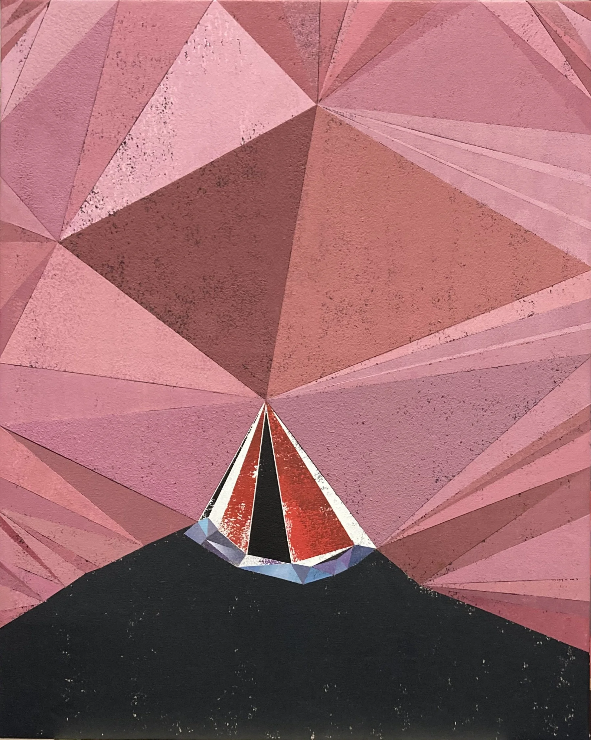   Deus , 2023. Acrylic on linen, 100 x 80 cm. 