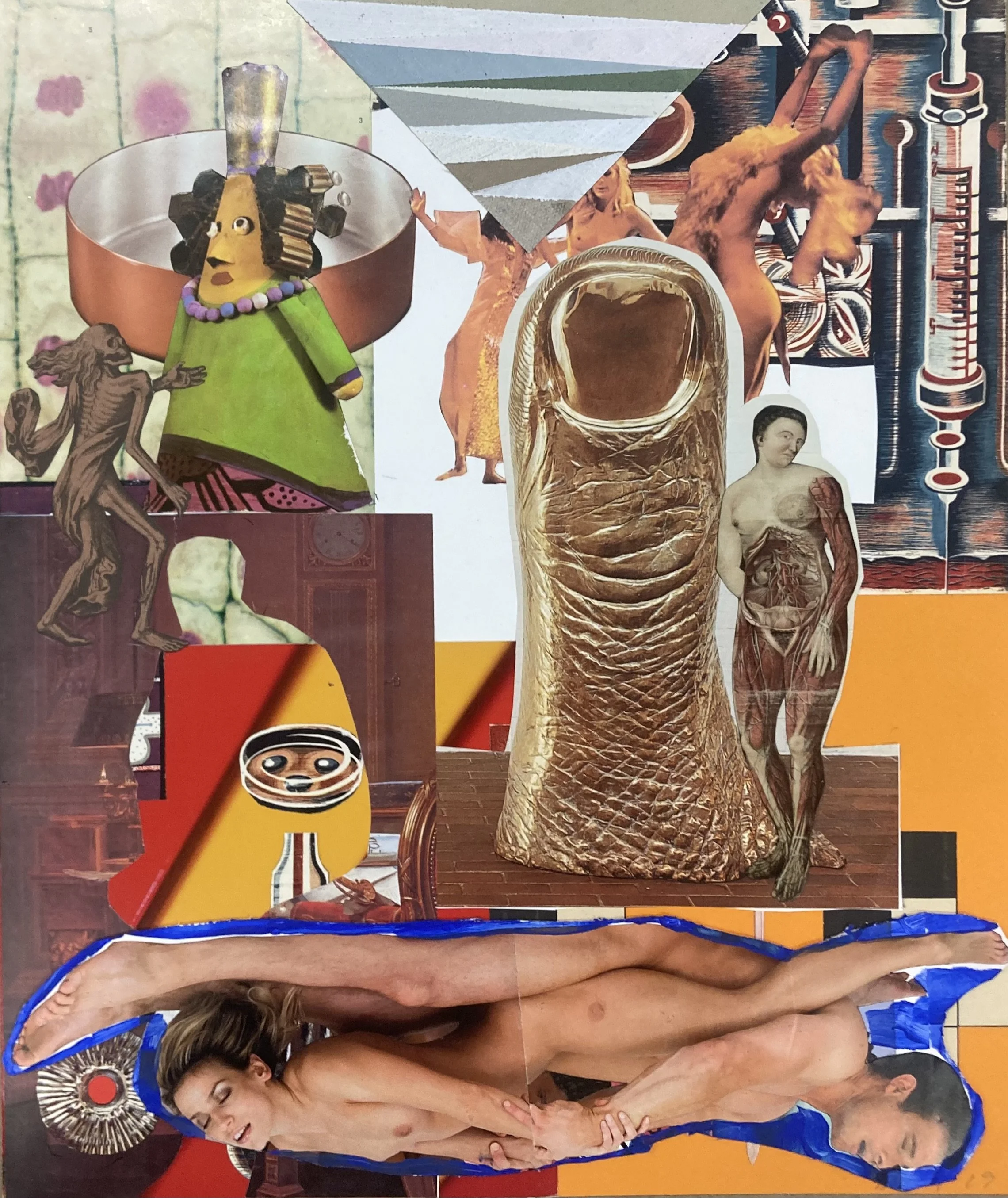 Esmeraldas 10. symfoni , 2025. Collage.