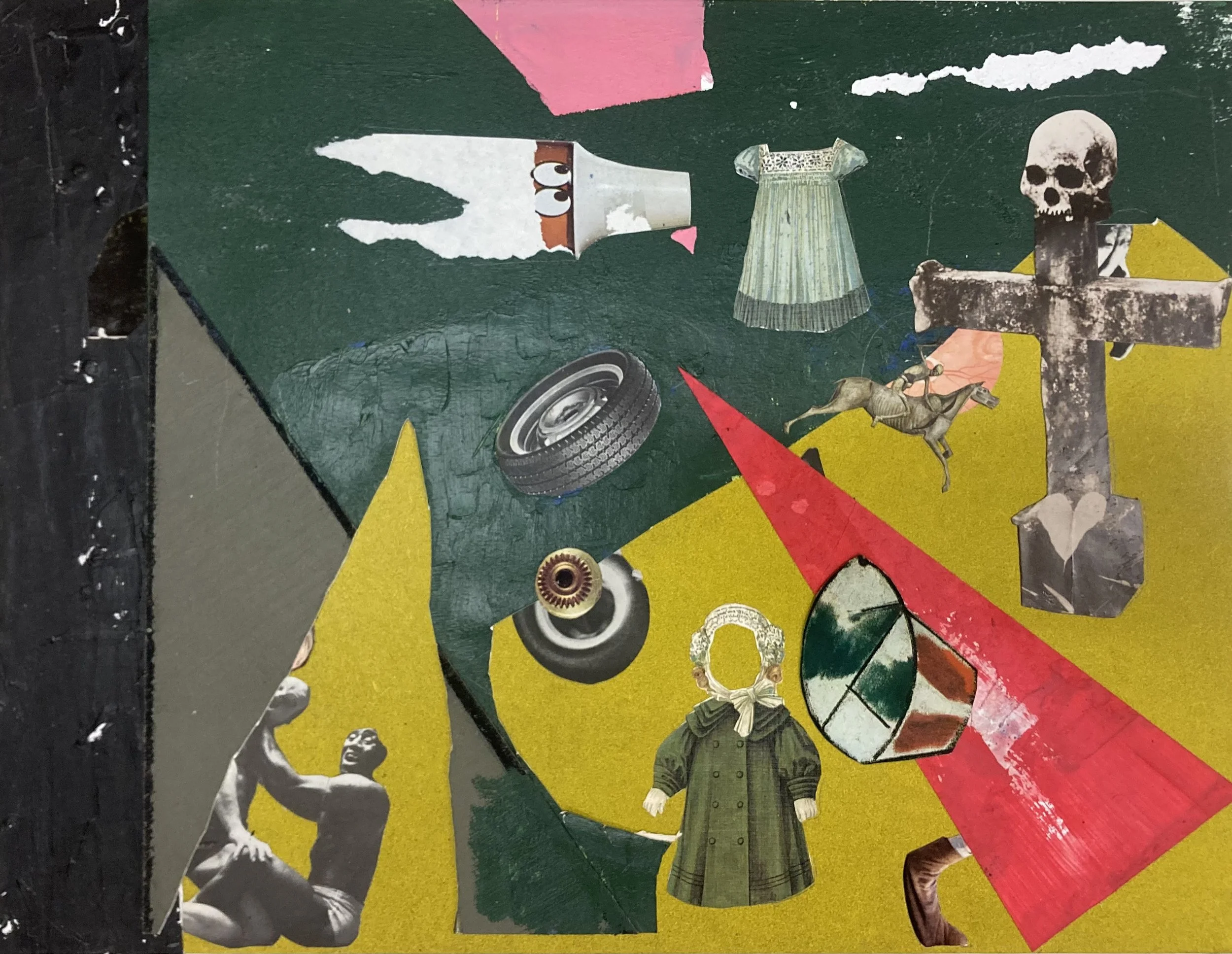   Joan of Arc , 2025. Collage. 