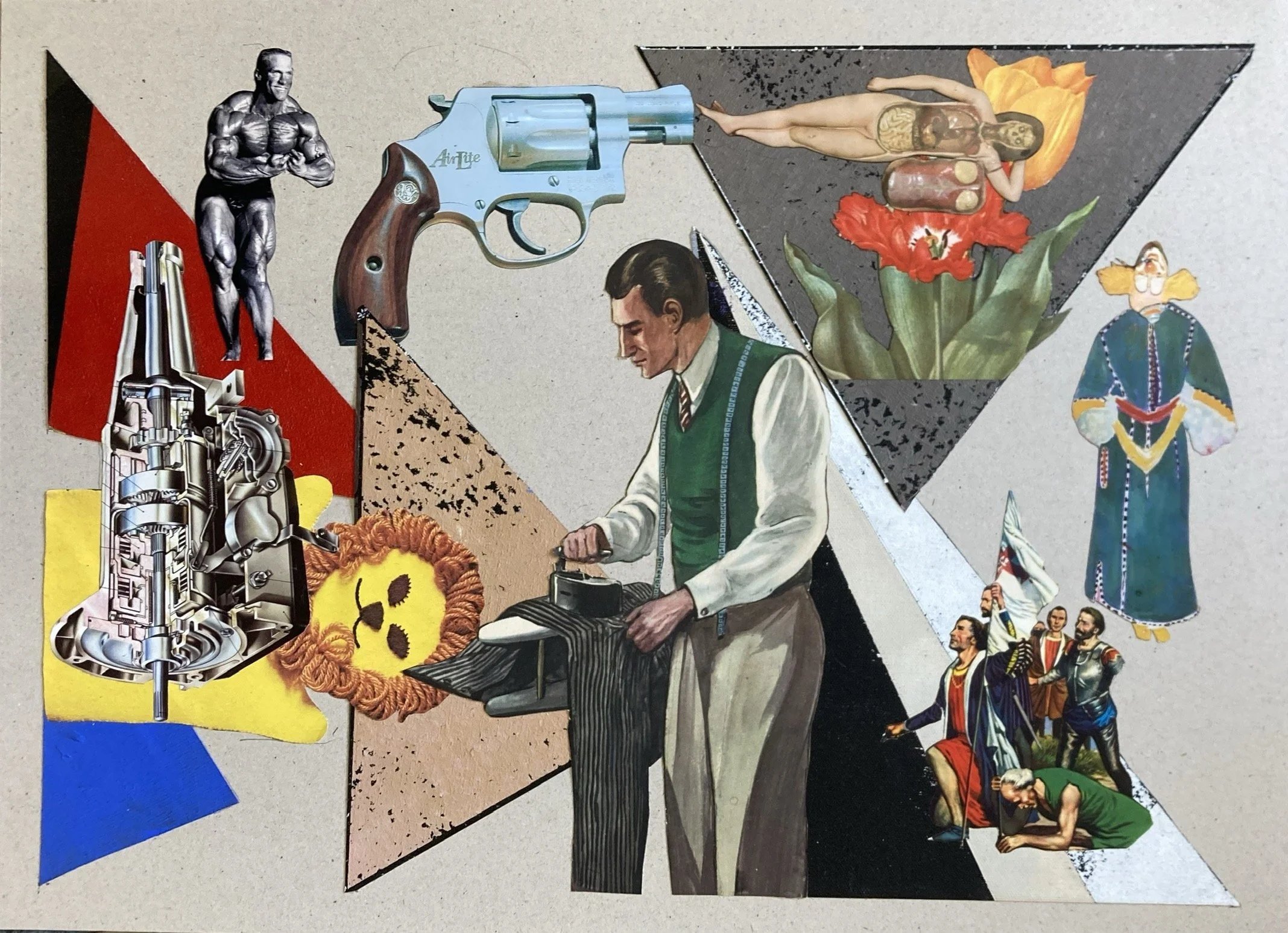   The Divine Comedy , 2025. Collage. 