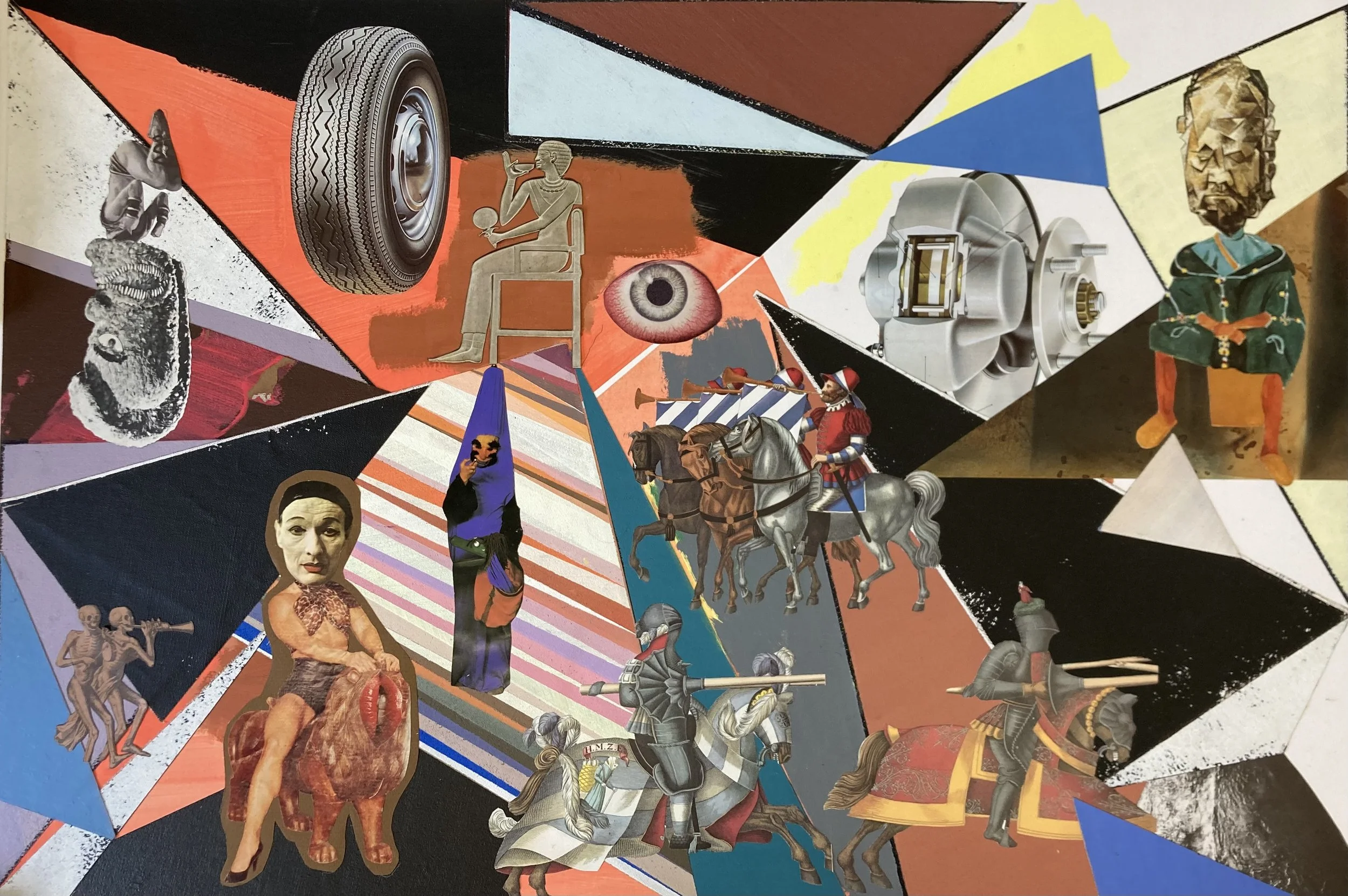   Kaleidoscope , 2025. Collage. 