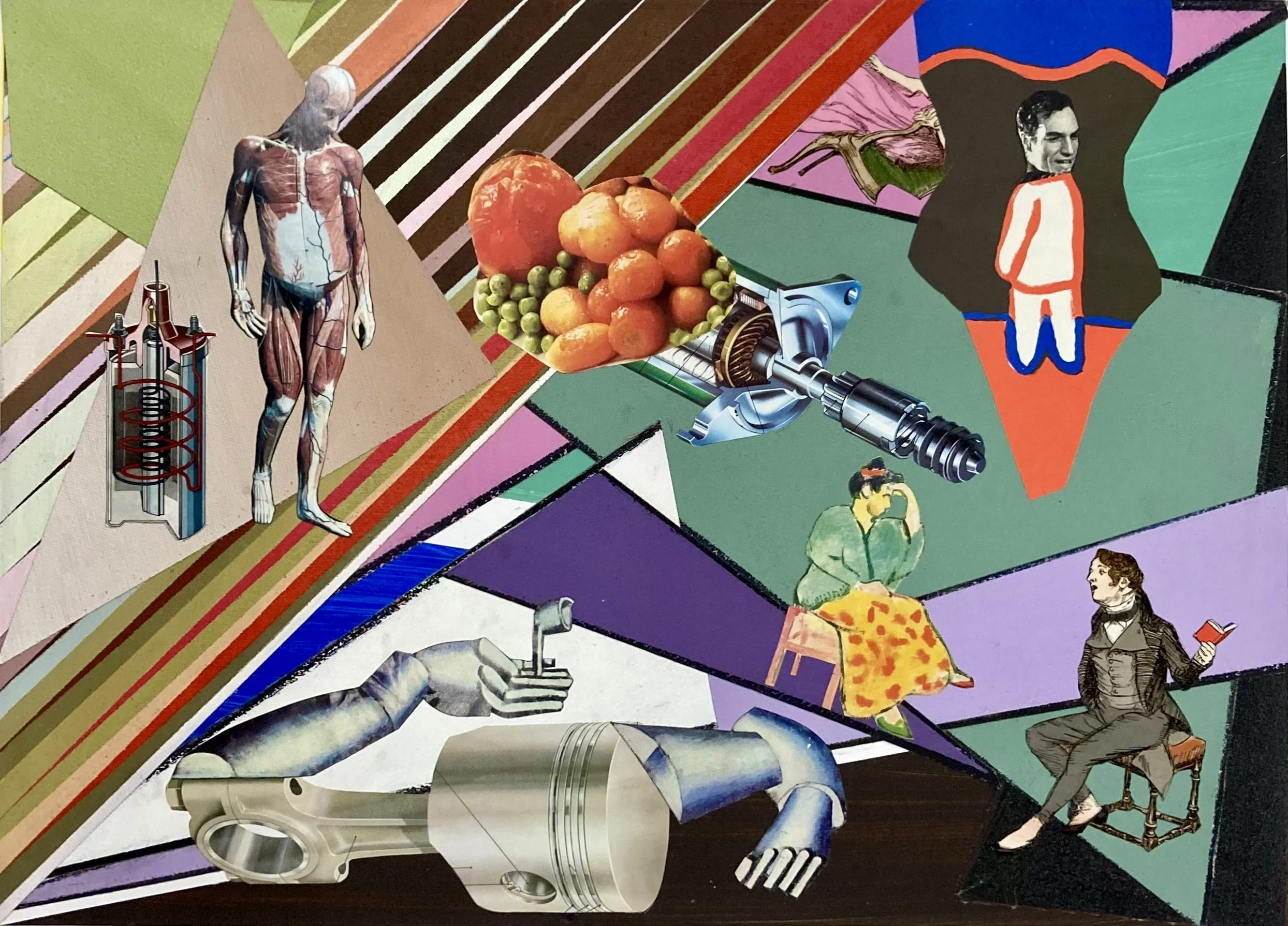   Naturhistorier , 2025. Collage. 