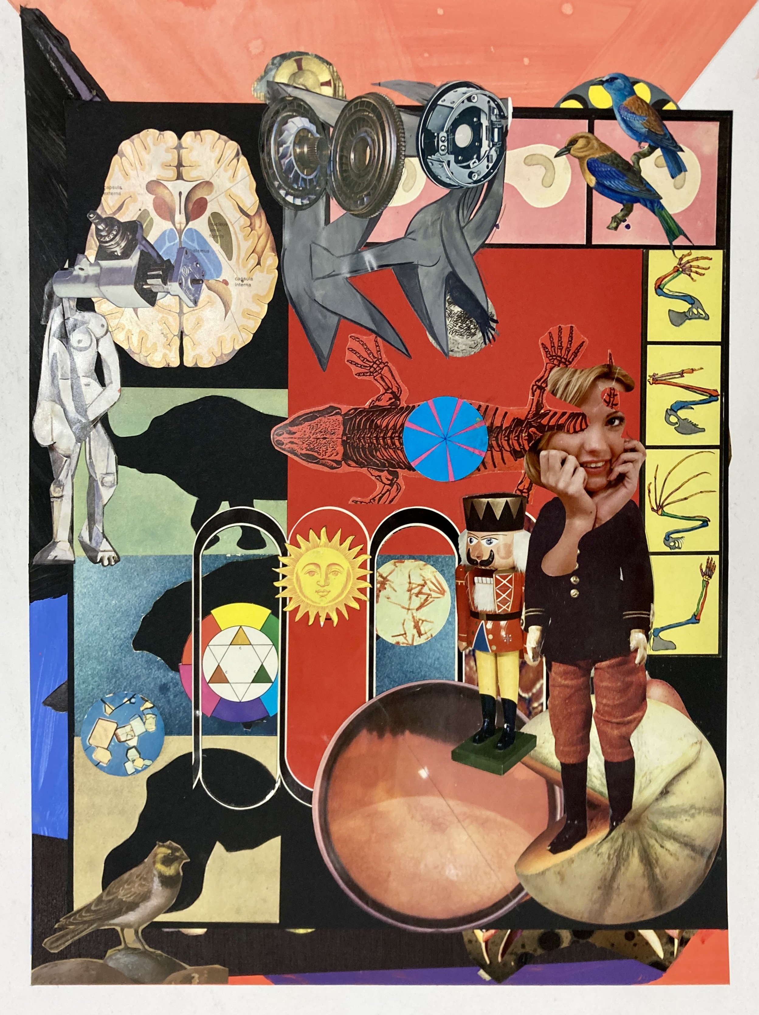   Chain of Command , 2026. Collage. 