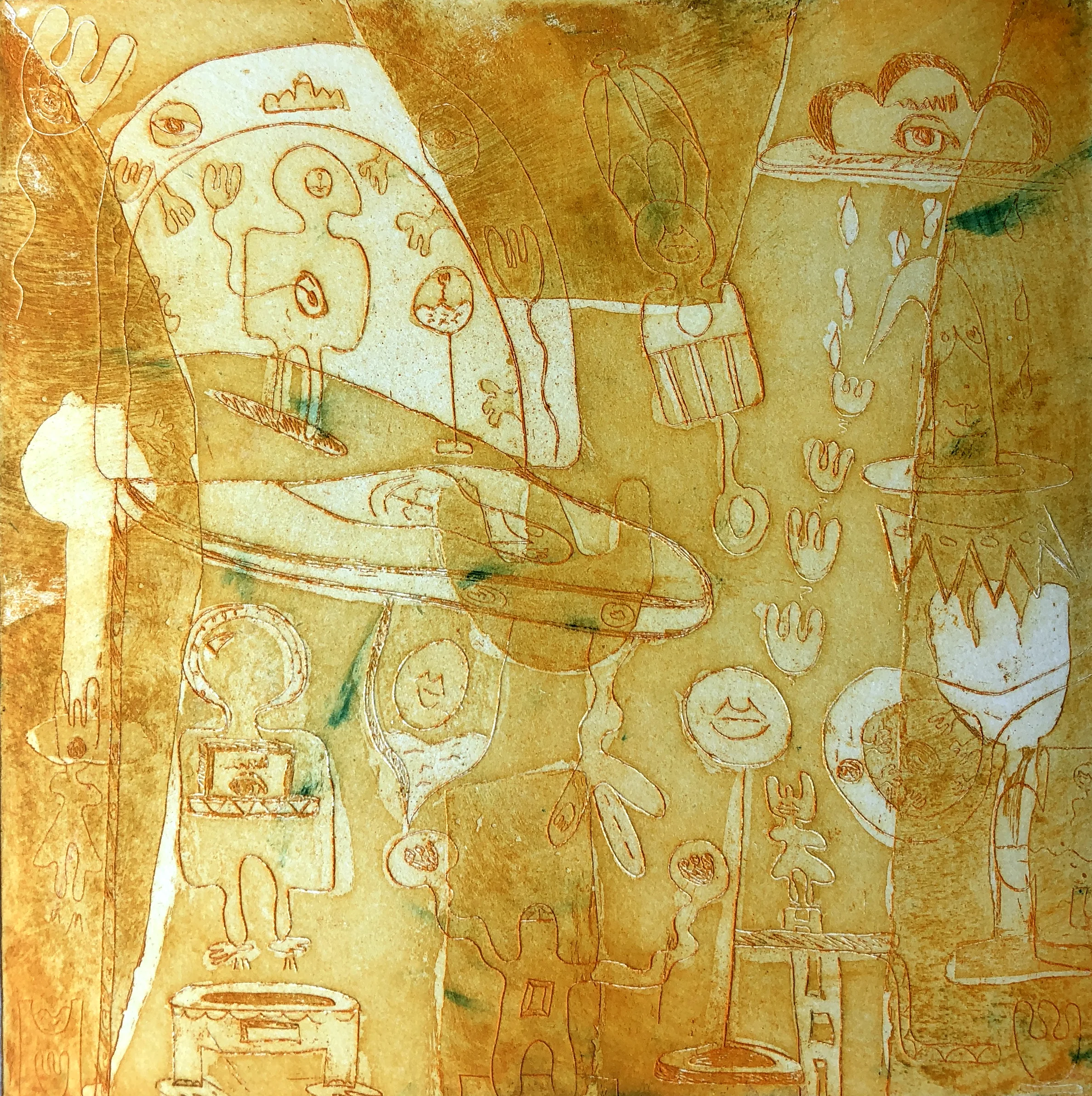 Need Good! , Etching on Somerset, 20x20cm, 2019
