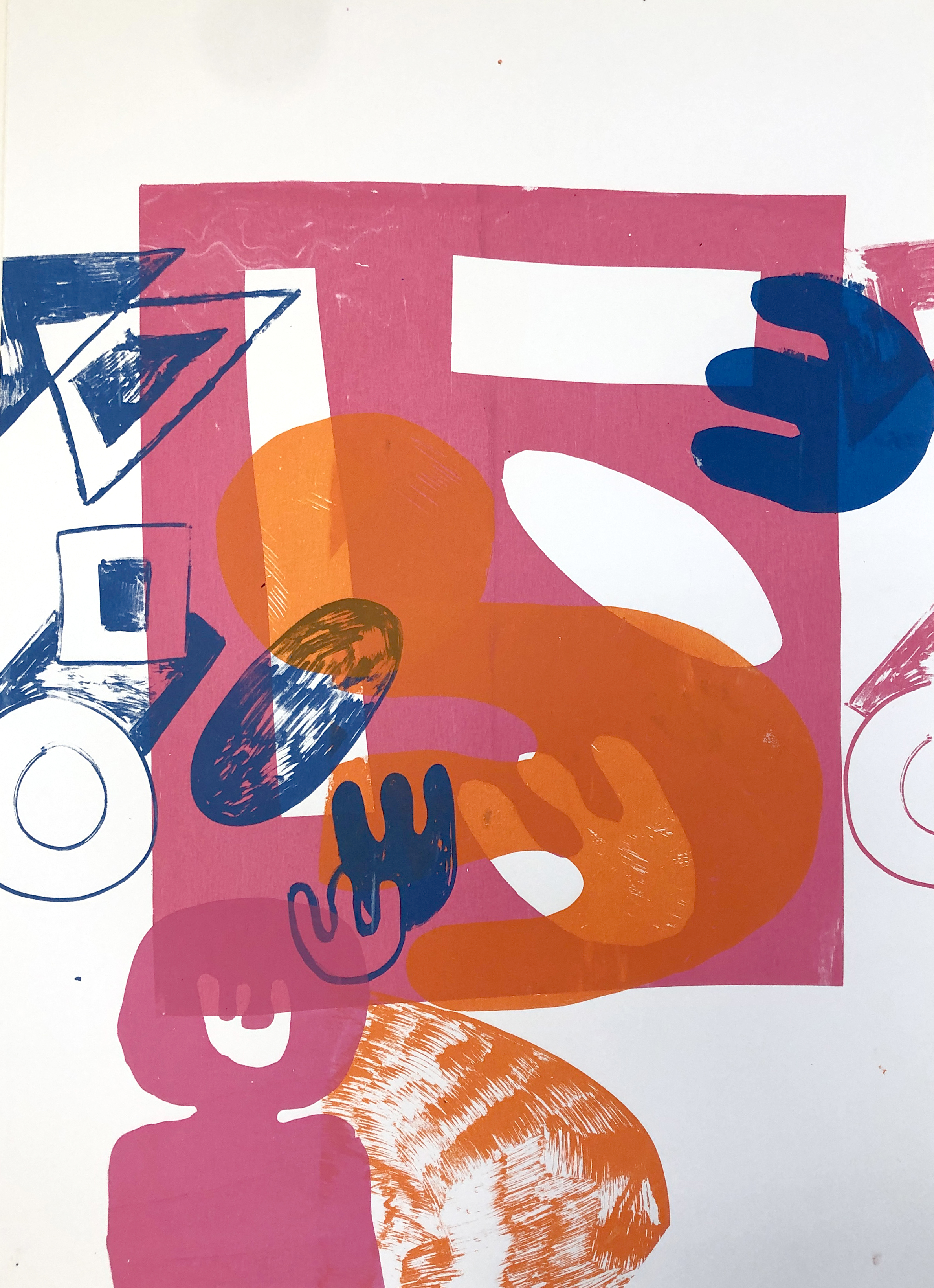 Party Ringss COS , Screenprint on paper, 50x60cm, 2019.