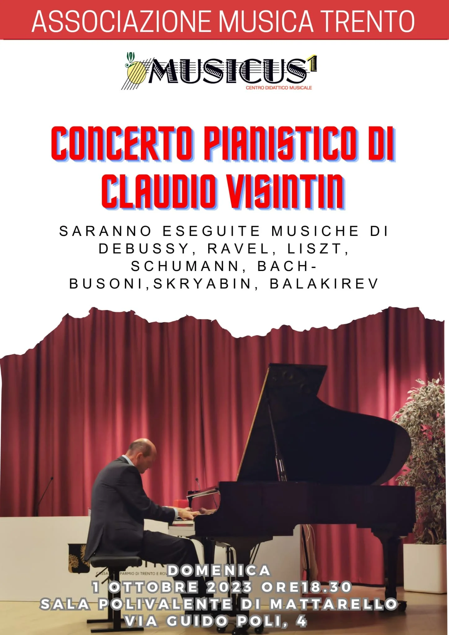 Concerto pianistico di Claudio Visintin