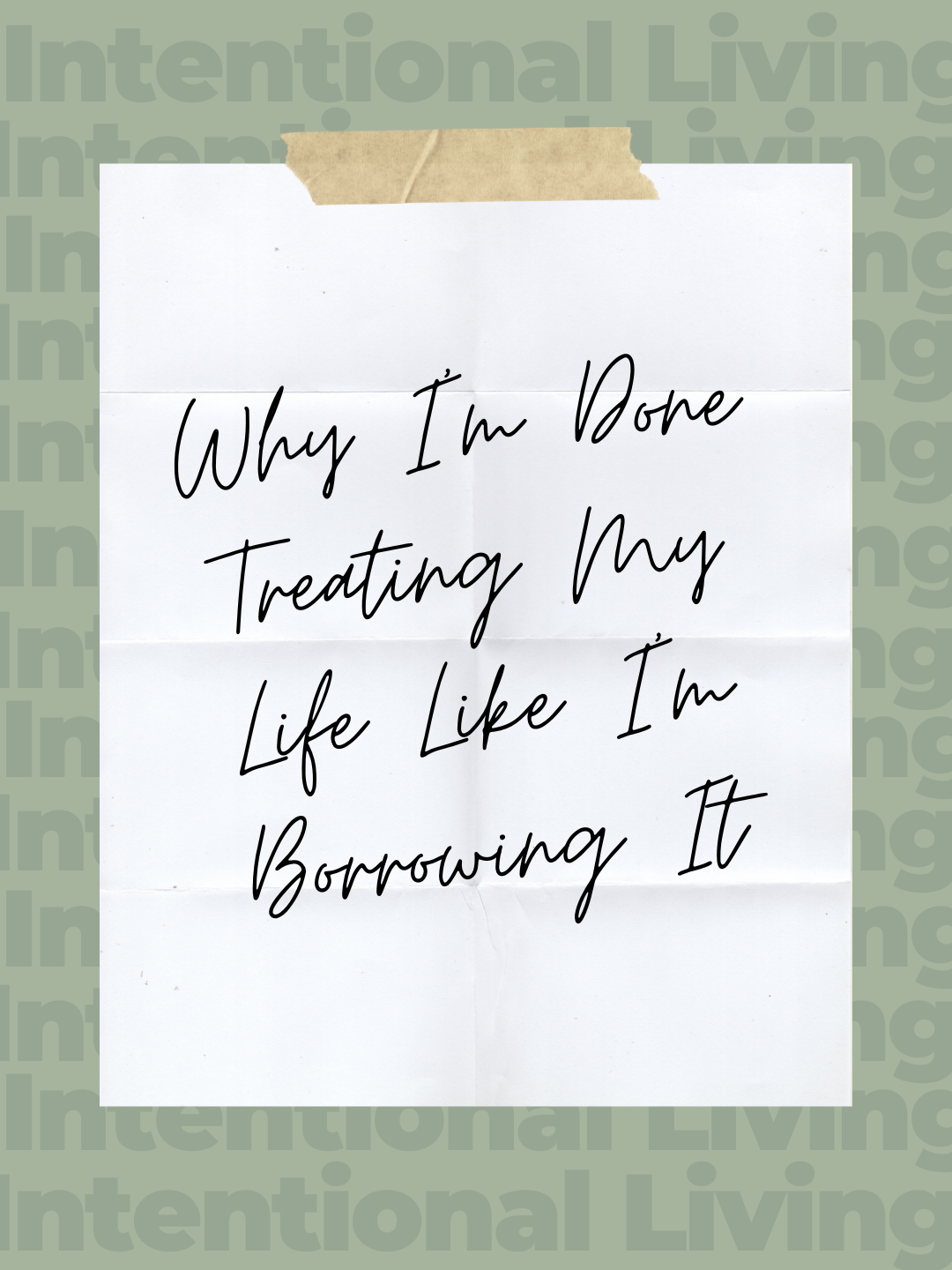 The Library Card Theory: Why I’m Done Treating My Life Like I’m Borrowing It 